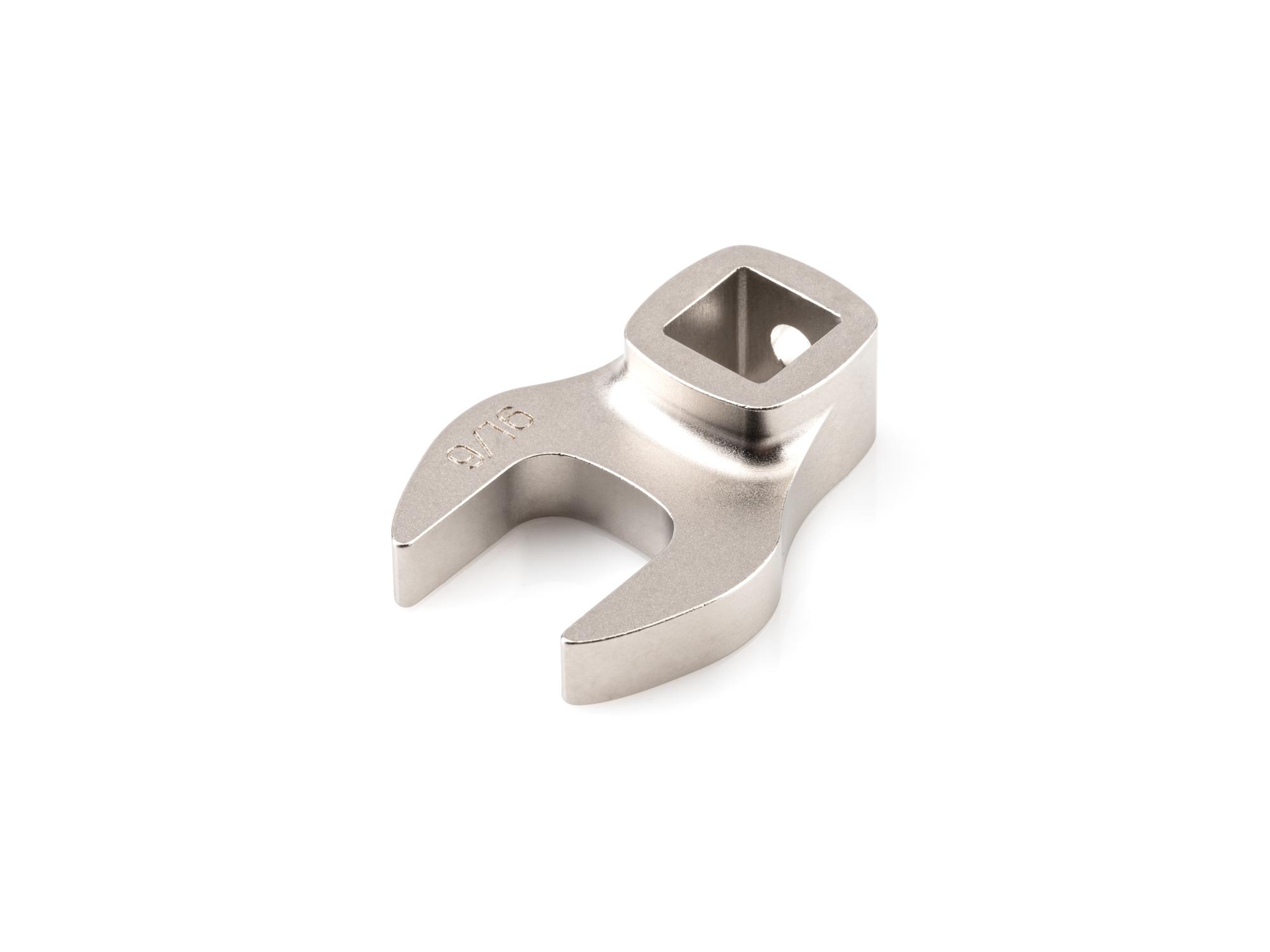 Front-right angle view of Tekton crowfoot wrench. Item #WCF13114