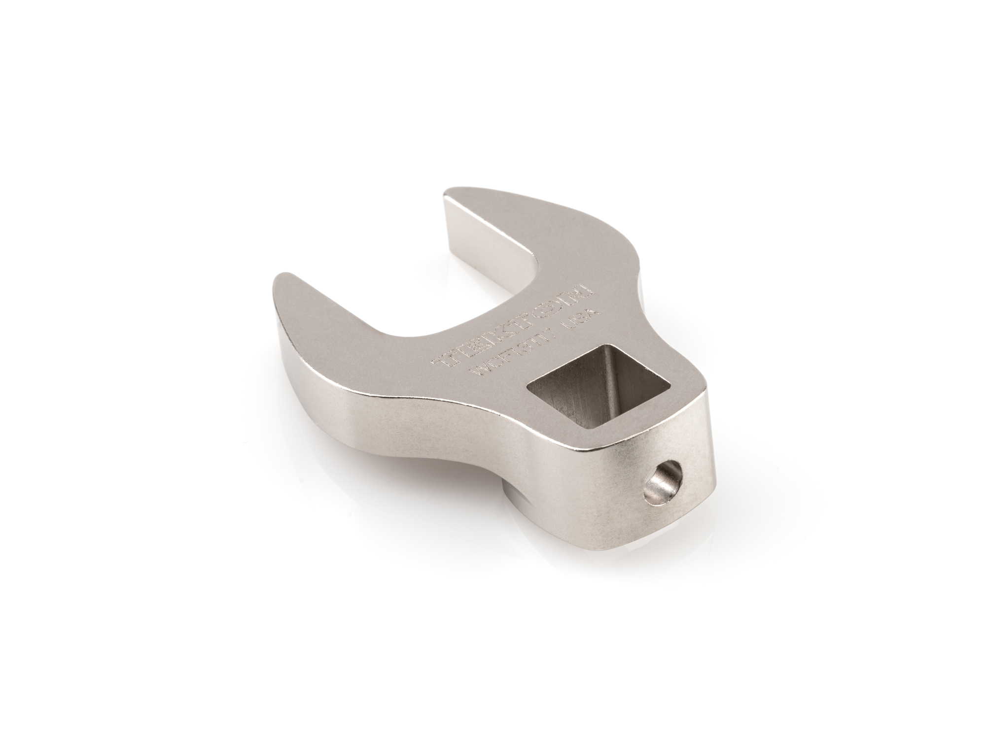 3/8 inch drive 11/16 inch (SAE) crowfoot wrench. Made in USA. Lean design for best access. WCF13117.