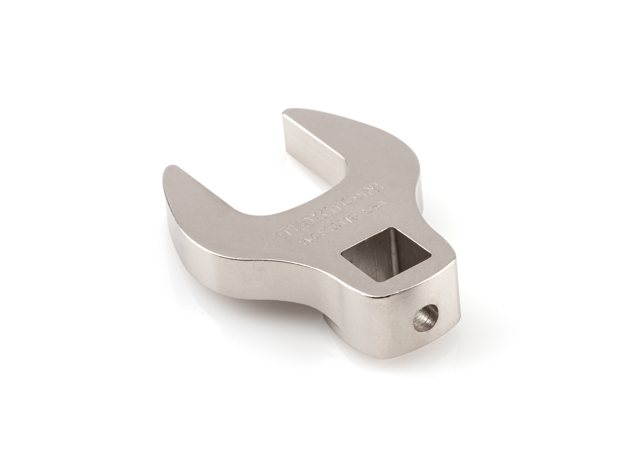 3/8 inch drive 3/4 inch (SAE) crowfoot wrench. Made in USA. Lean design for best access. WCF13119.