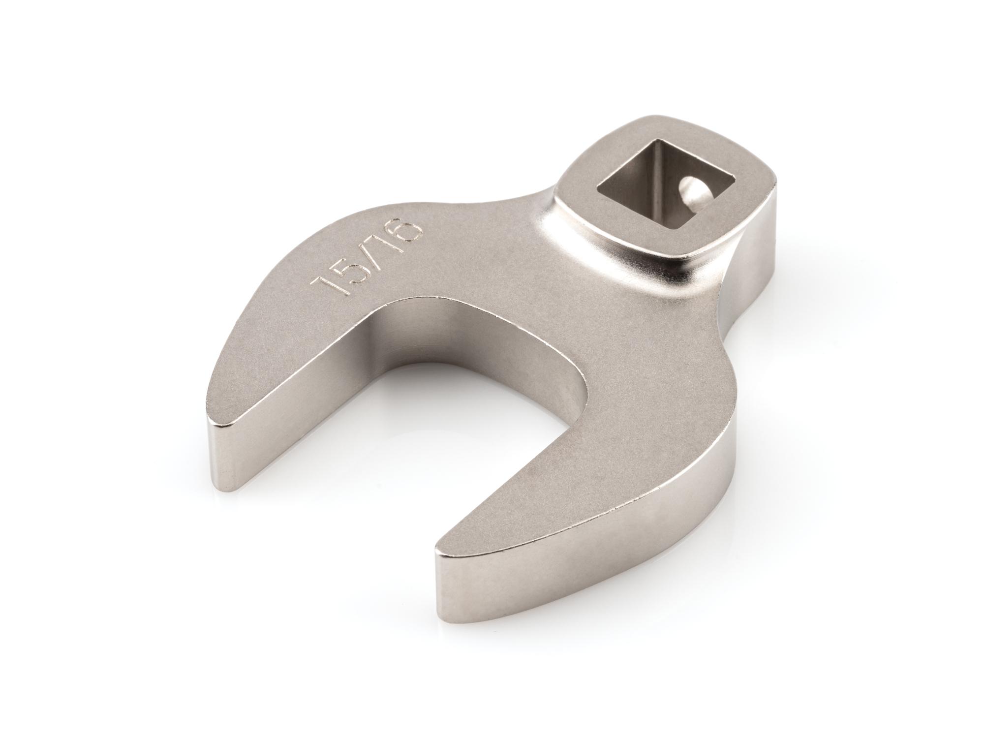 Front-right angle view of Tekton crowfoot wrench. Item #WCF13124