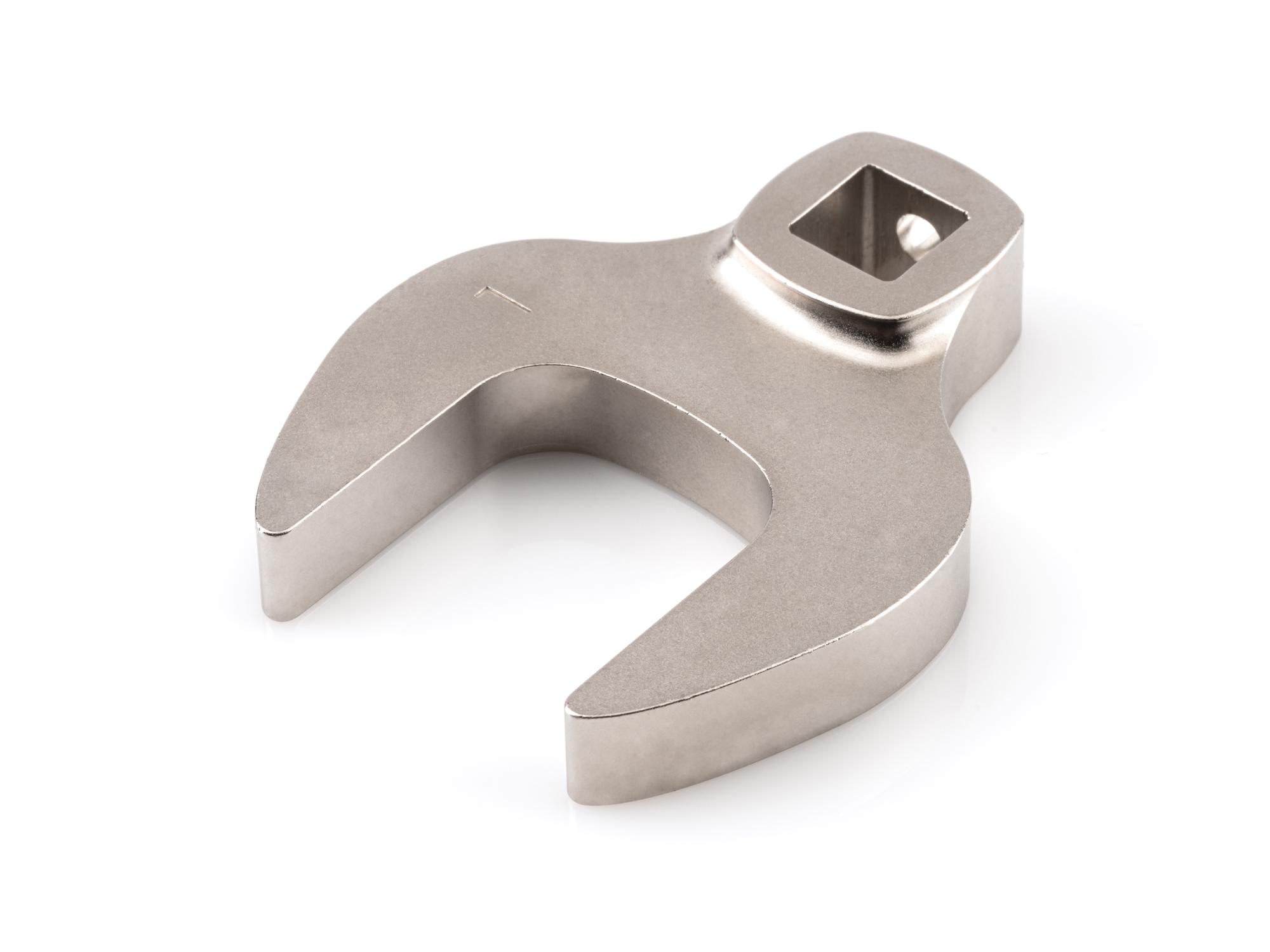 Front-right angle view of Tekton crowfoot wrench. Item #WCF13125