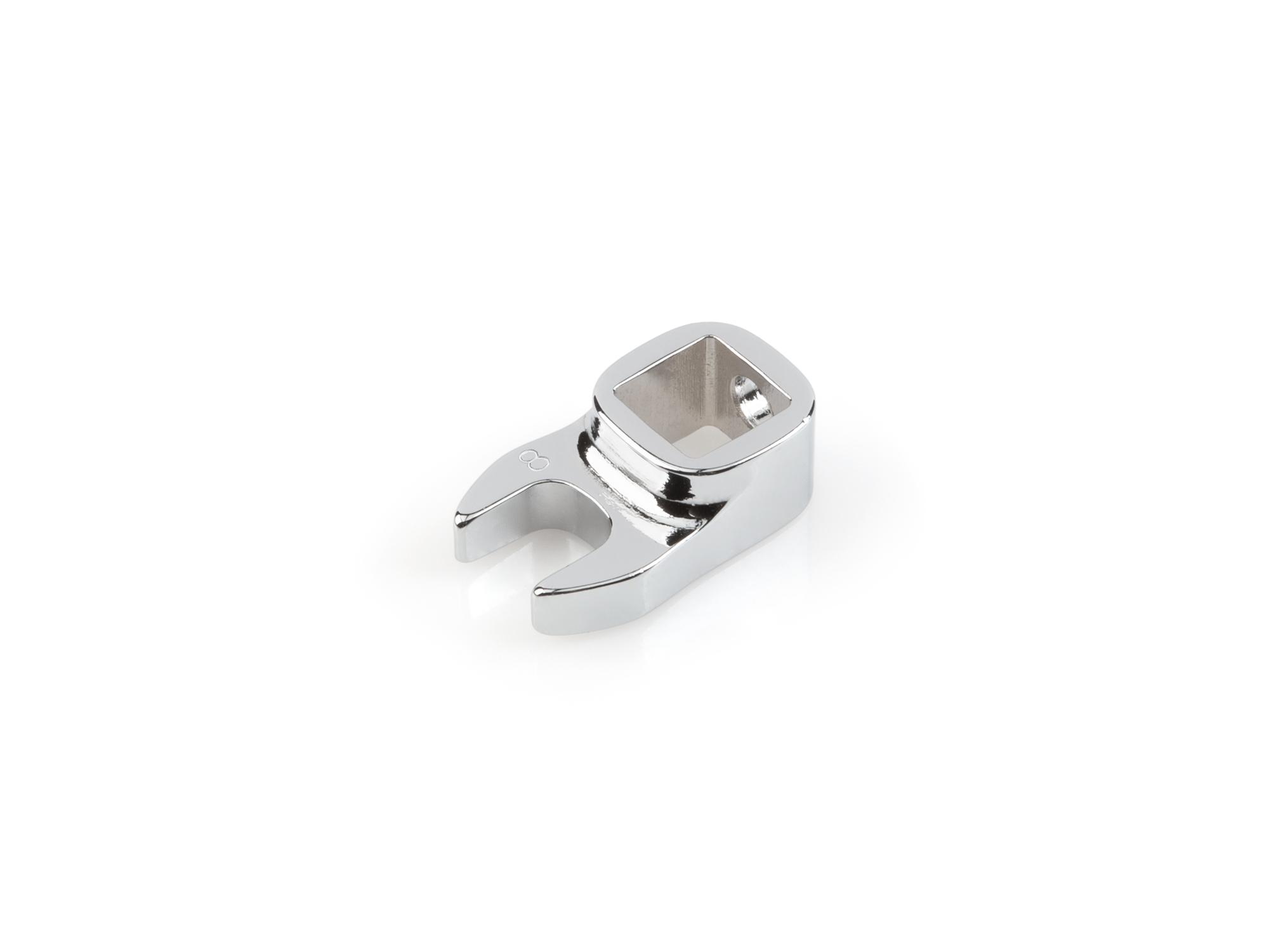Front-right angle view of Tekton crowfoot wrench. Item #WCF14008