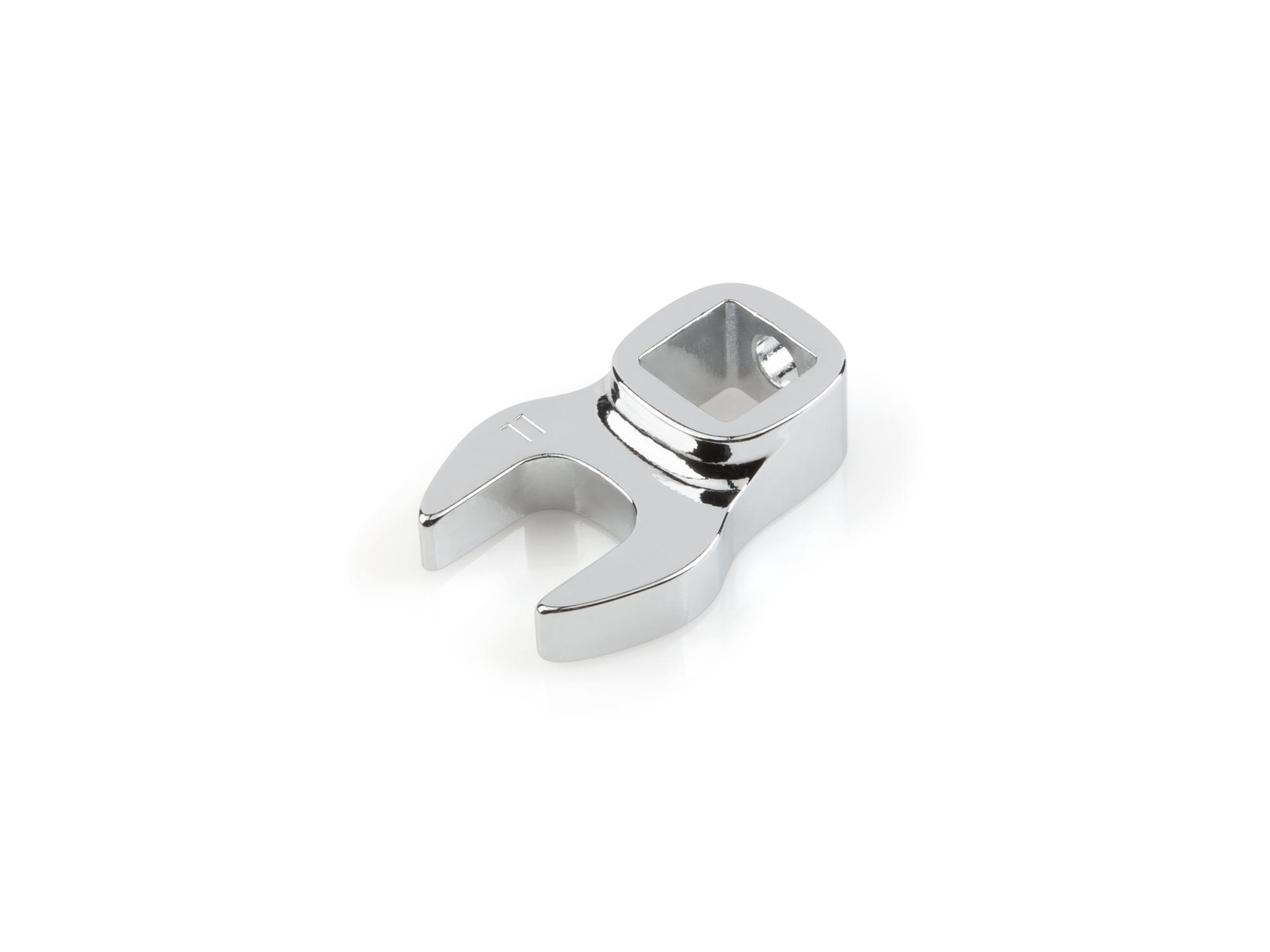 Front-right angle view of Tekton crowfoot wrench. Item #WCF14011