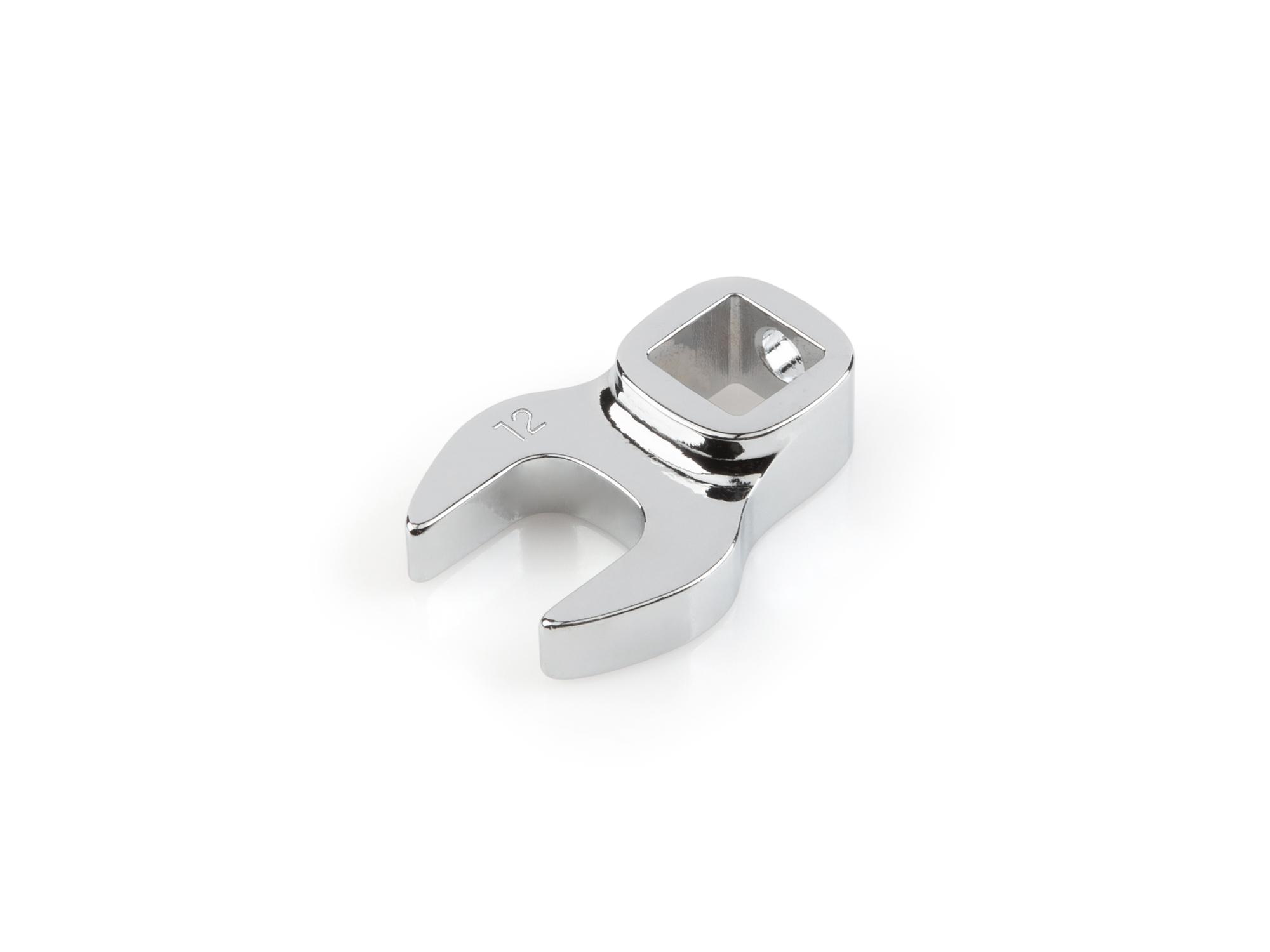 Front-right angle view of Tekton crowfoot wrench. Item #WCF14012