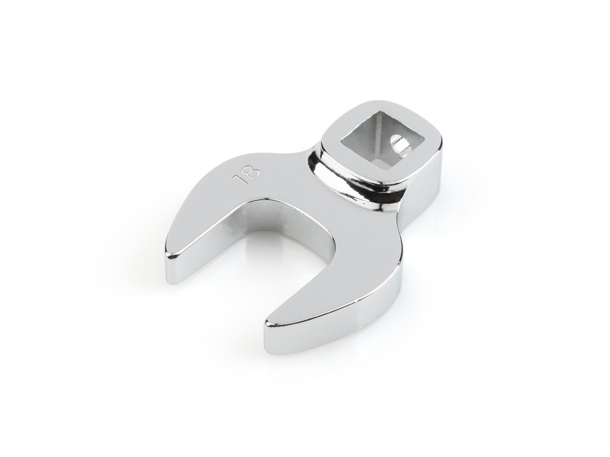 Front-right angle view of Tekton crowfoot wrench. Item #WCF14018