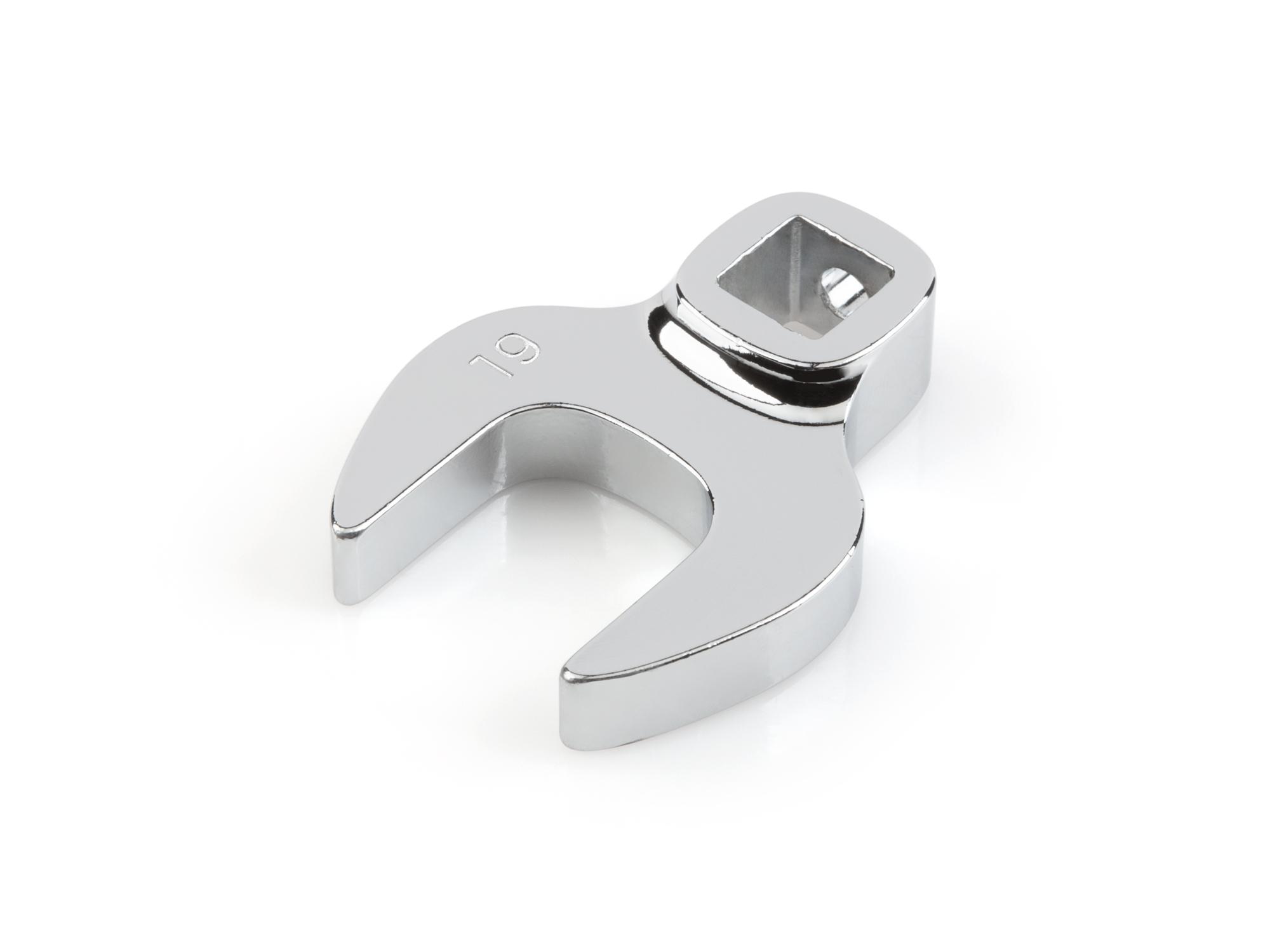 Front-right angle view of Tekton crowfoot wrench. Item #WCF14019