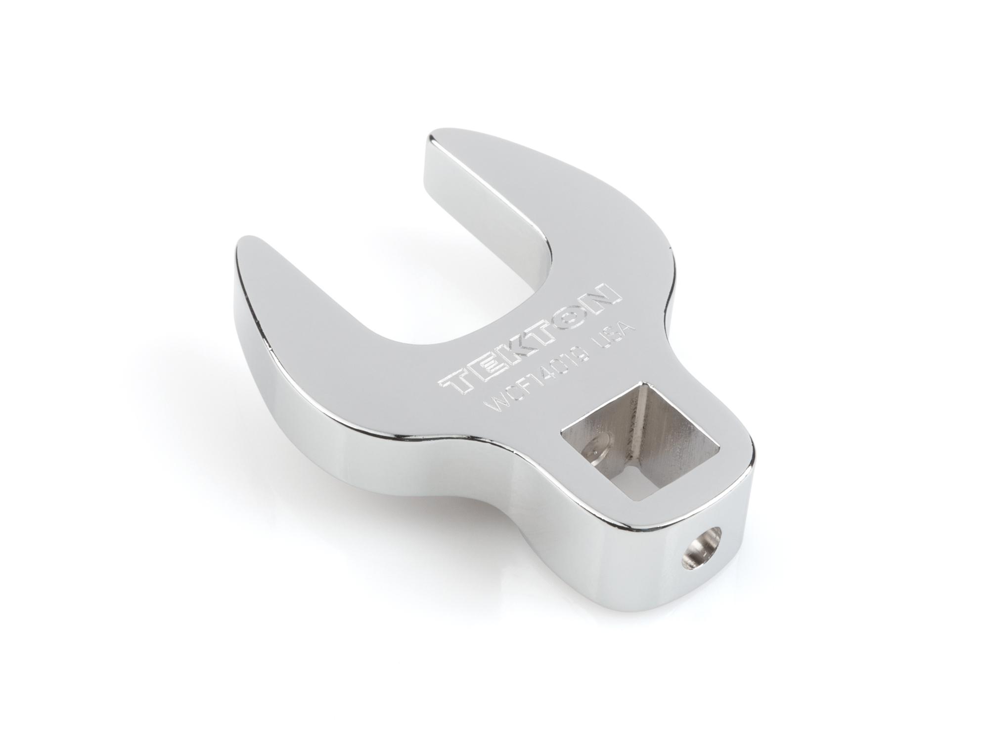 Back angle view of Tekton crowfoot wrench. Item #WCF14019