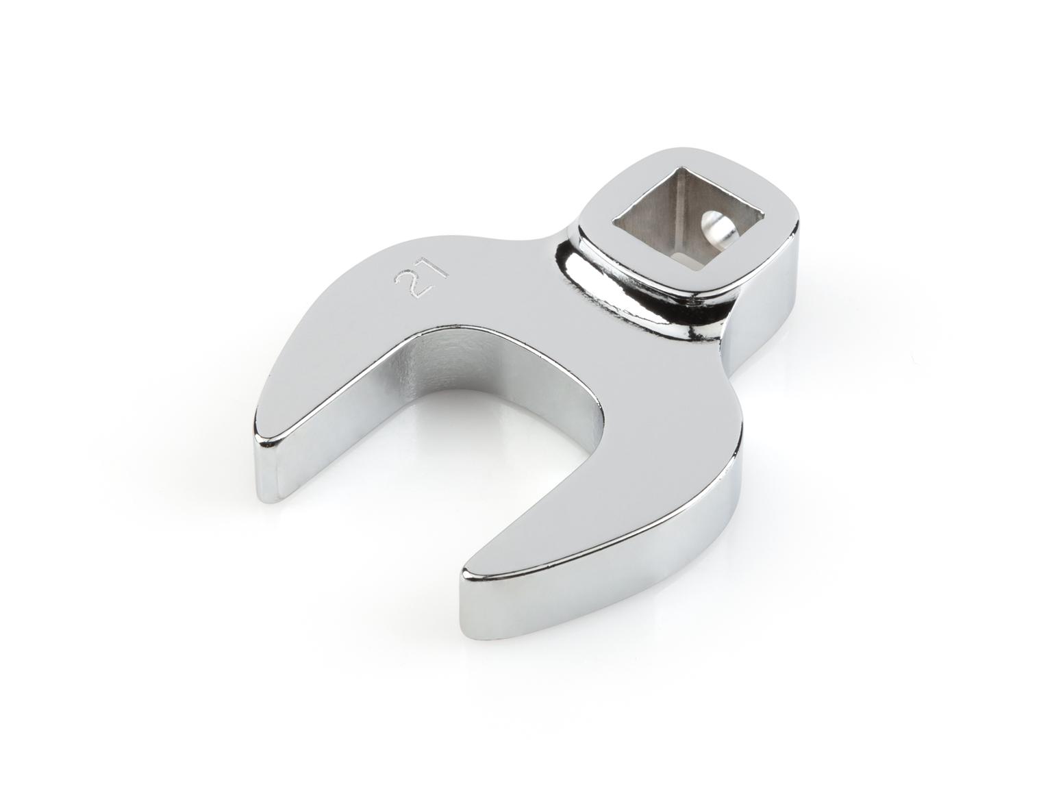 Front-right angle view of Tekton crowfoot wrench. Item #WCF14021