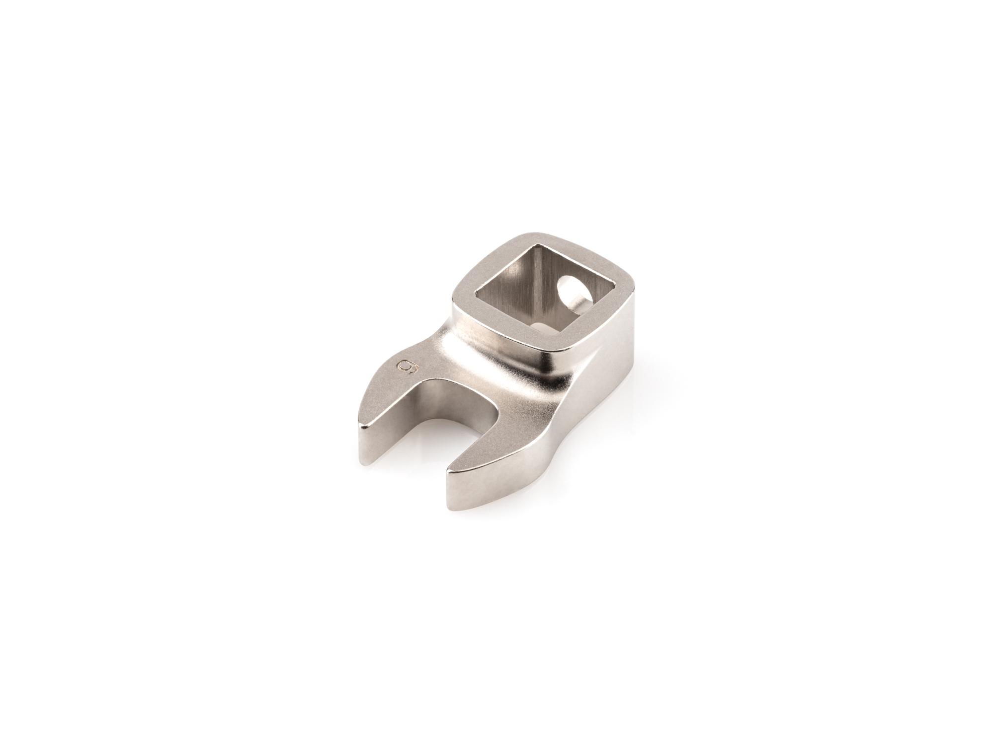 Front-right angle view of Tekton crowfoot wrench. Item #WCF14109