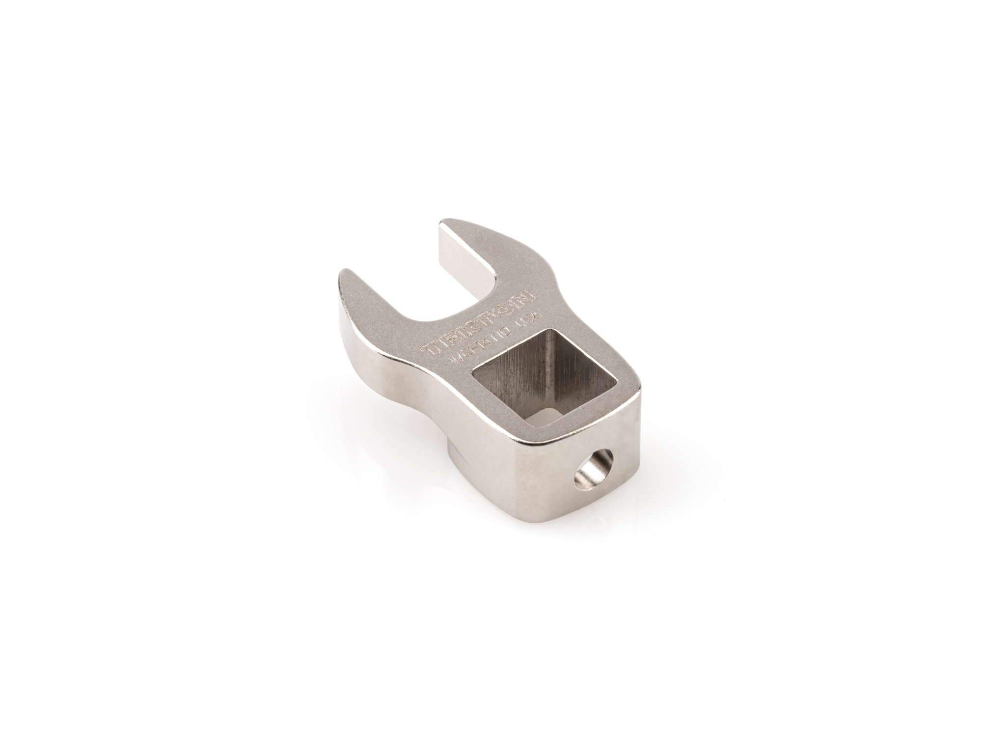 3/8 inch drive 10 mm (Metric) crowfoot wrench. Made in USA. Lean design for best access. WCF14110.