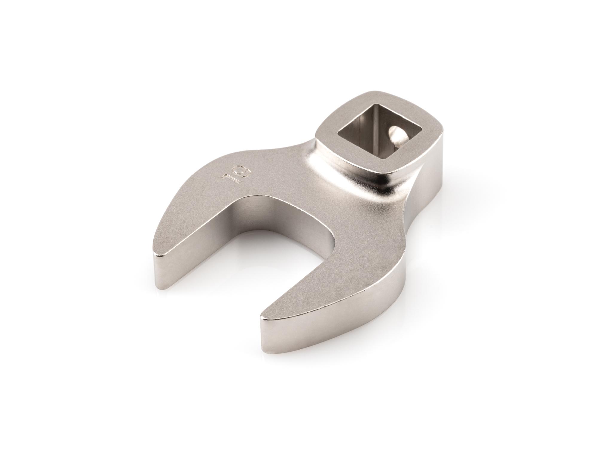 Front-right angle view of Tekton crowfoot wrench. Item #WCF14119