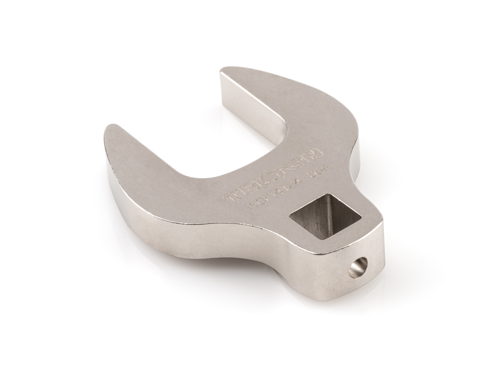 3/8 inch drive 24 mm (Metric) crowfoot wrench. Made in USA. Lean design for best access. WCF14124.