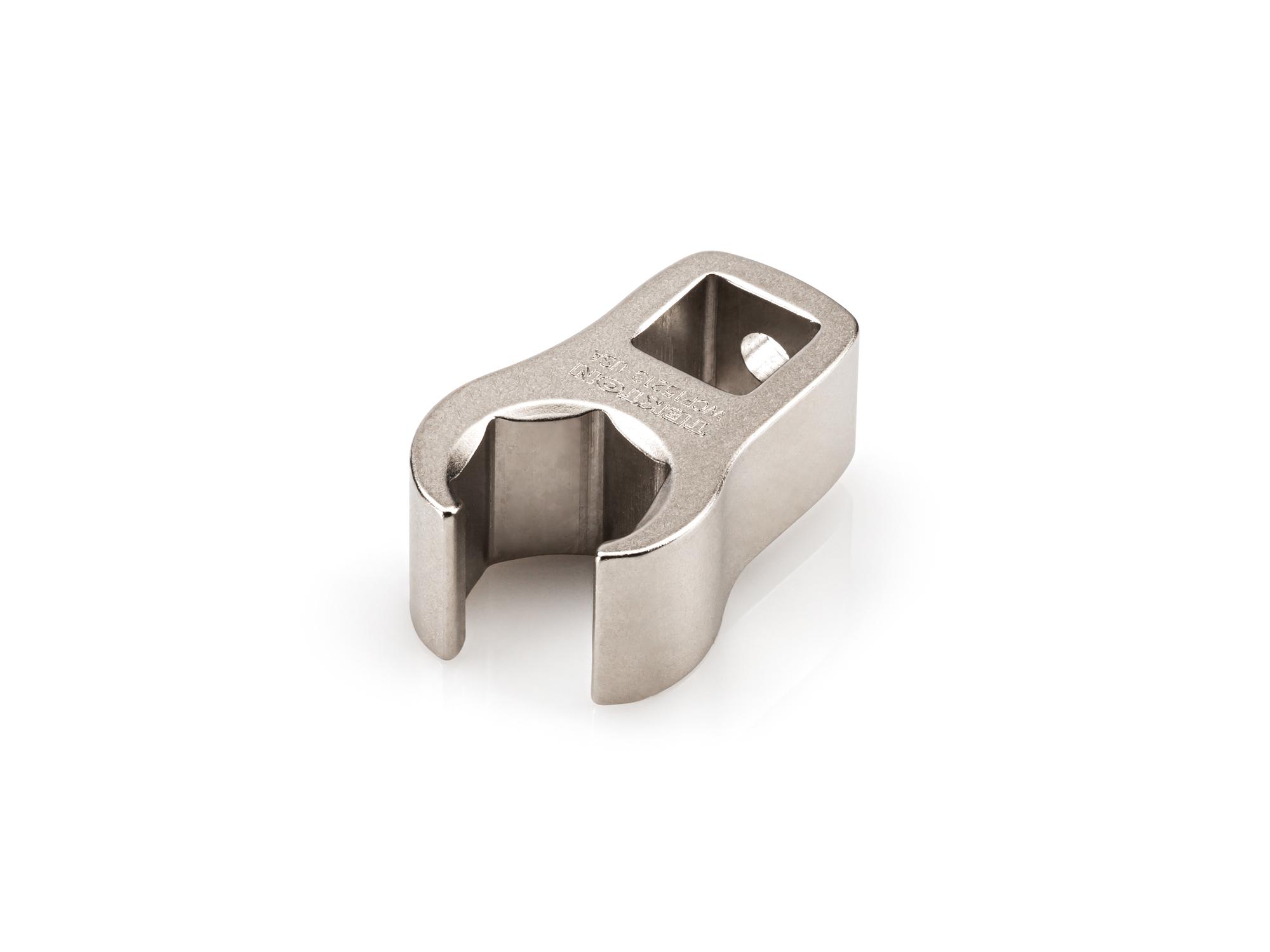 Front-right angle view of Tekton crowfoot wrench. Item #WCF15213