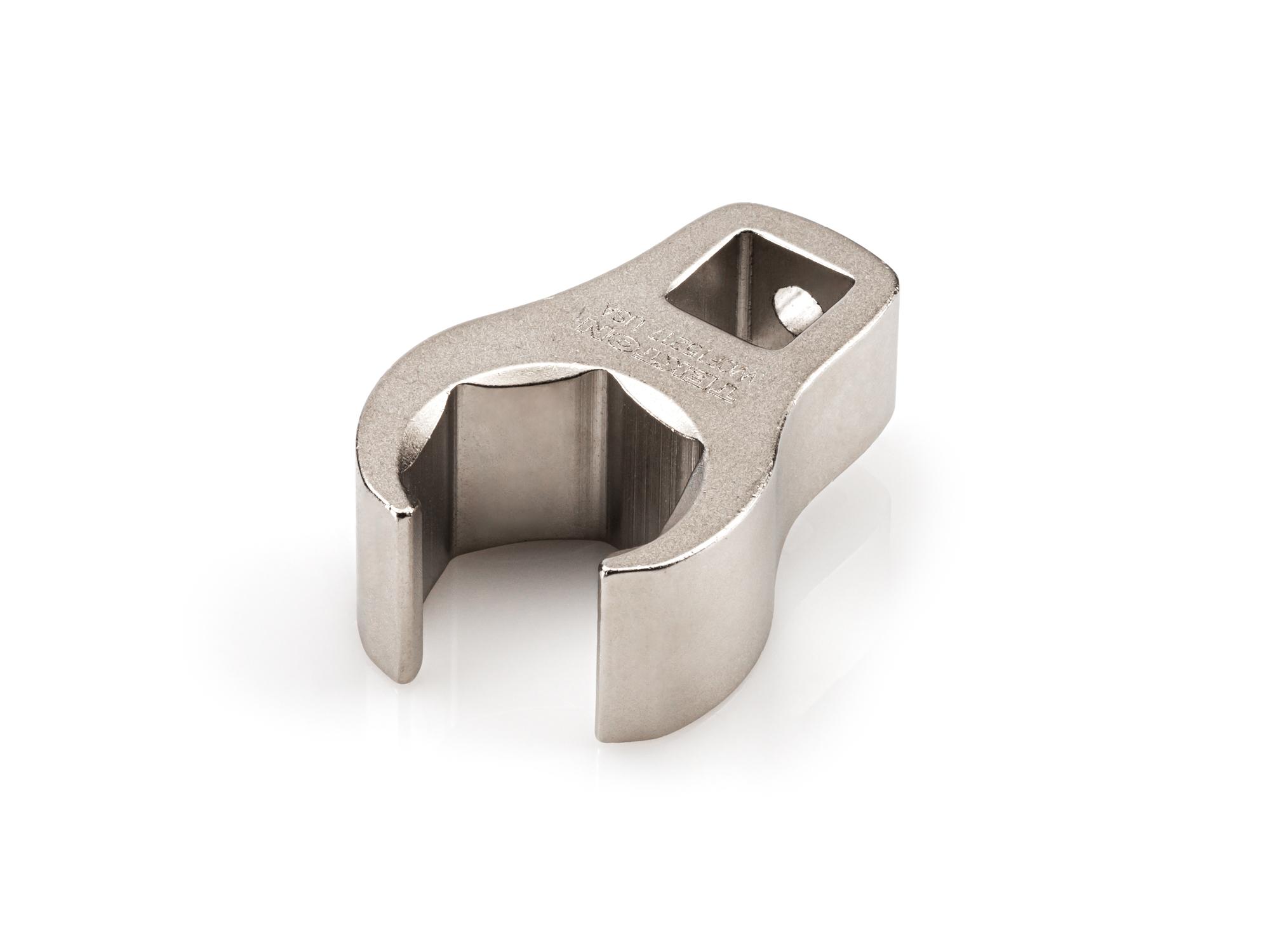Front-right angle view of Tekton crowfoot wrench. Item #WCF15217