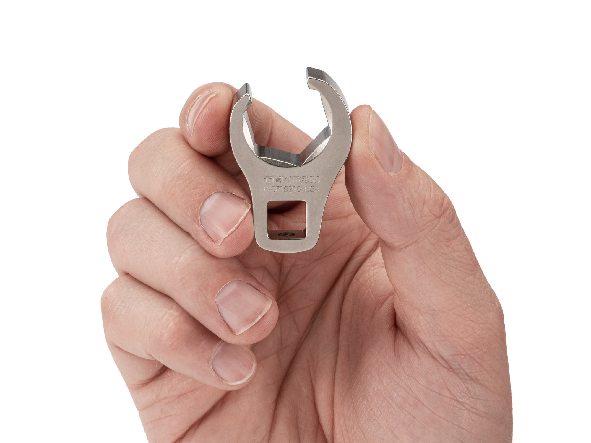 3/8 inch drive x 3/4 Inch 6-point flare nut crowfoot wrench. Use to disconnect brake, fuel, and hydraulic lines without rounding-off fasteners. WCF15219