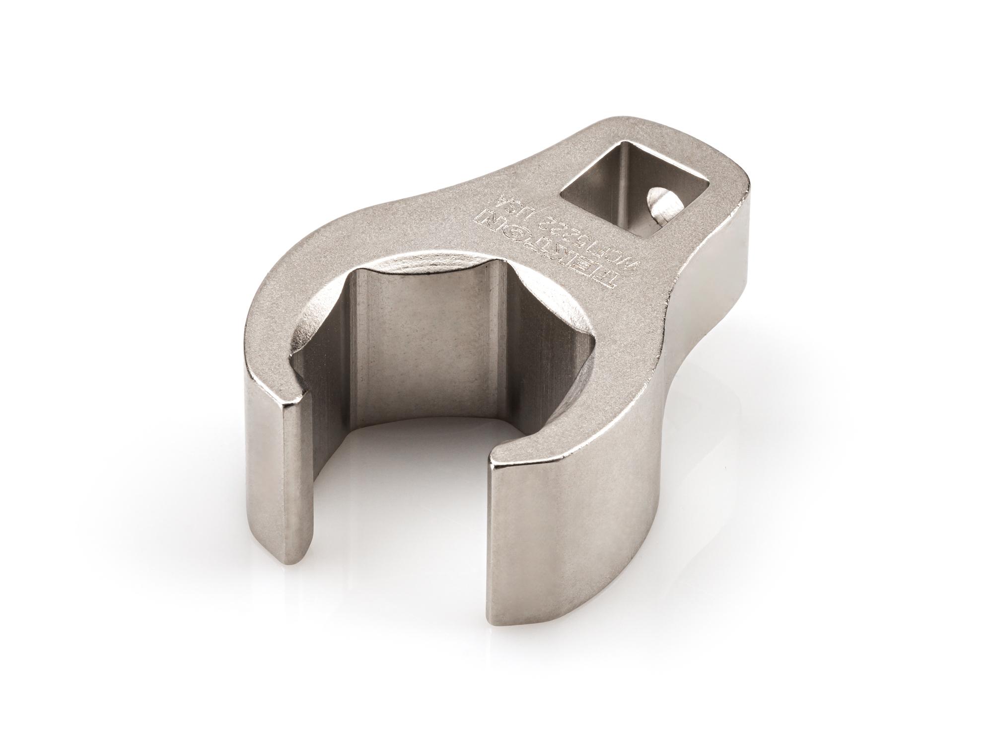 Front-right angle view of Tekton crowfoot wrench. Item #WCF15222