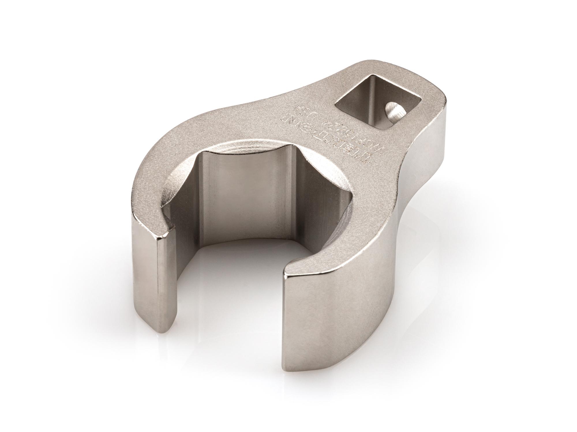 Front-right angle view of Tekton crowfoot wrench. Item #WCF15224