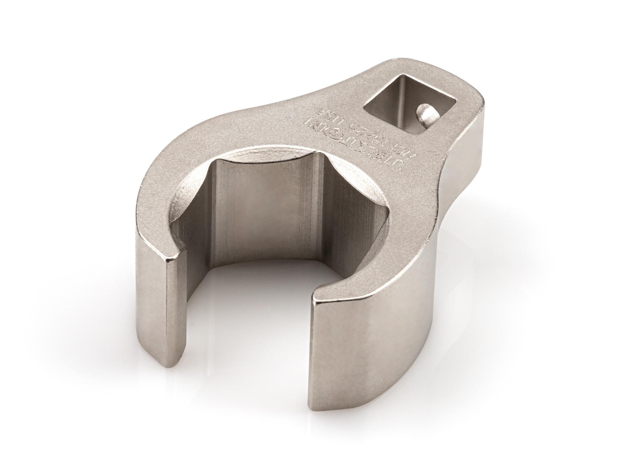 Front-right angle view of Tekton crowfoot wrench. Item #WCF15225