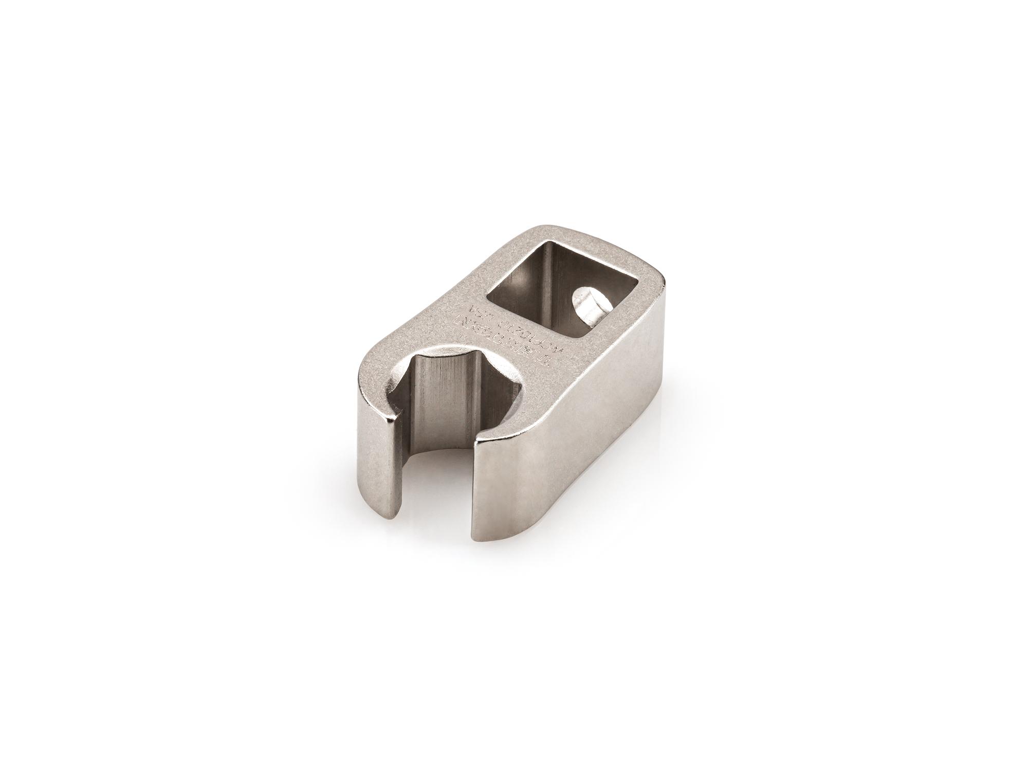 Front-right angle view of Tekton crowfoot wrench. Item #WCF16210