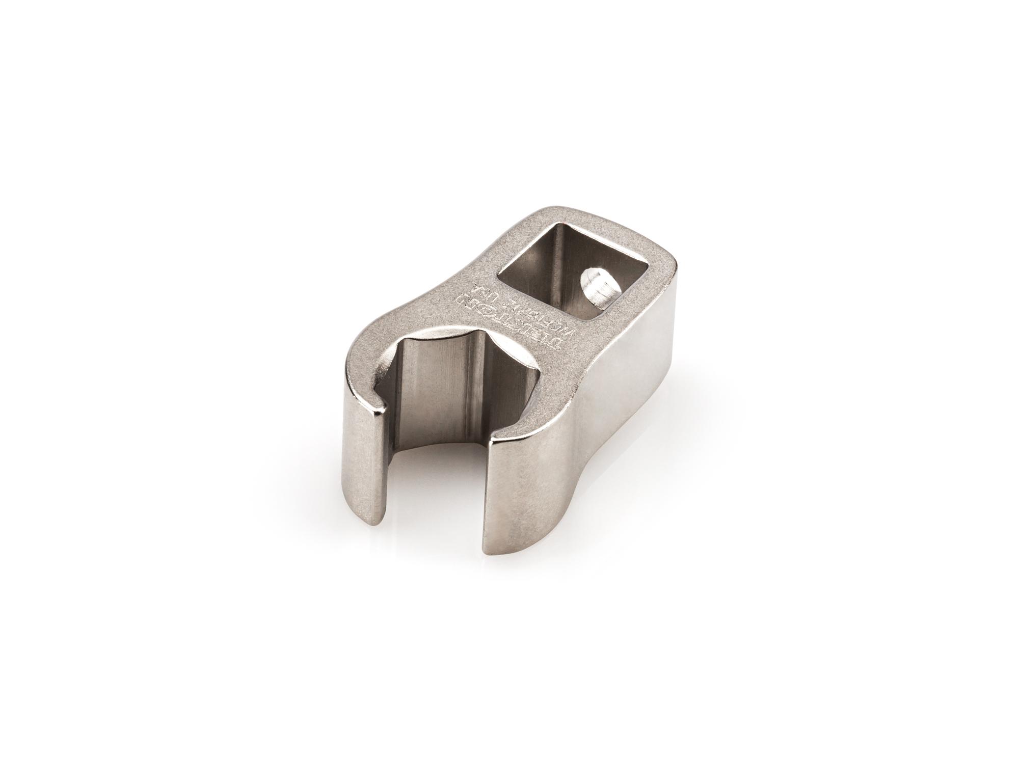 Front-right angle view of Tekton crowfoot wrench. Item #WCF16212