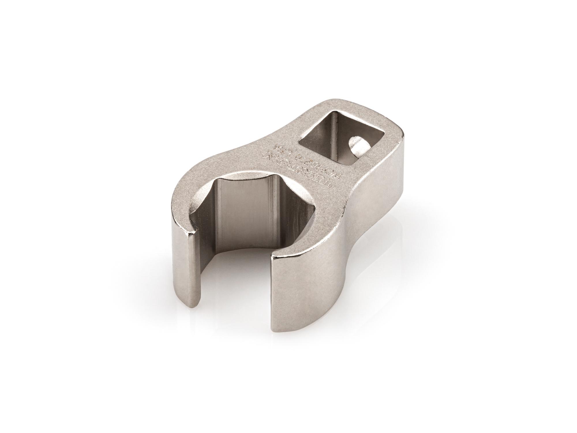 Front-right angle view of Tekton crowfoot wrench. Item #WCF16216