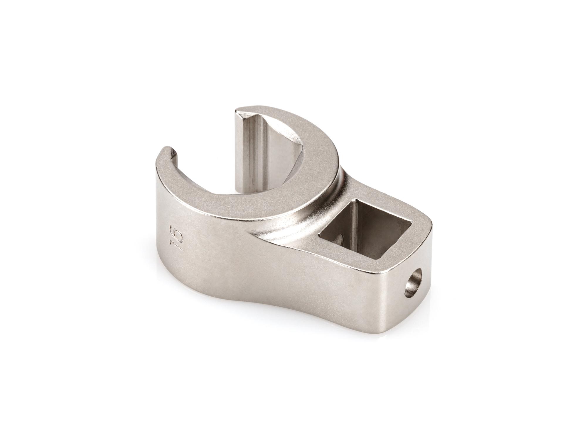 Back angle view of Tekton crowfoot wrench. Item #WCF16216