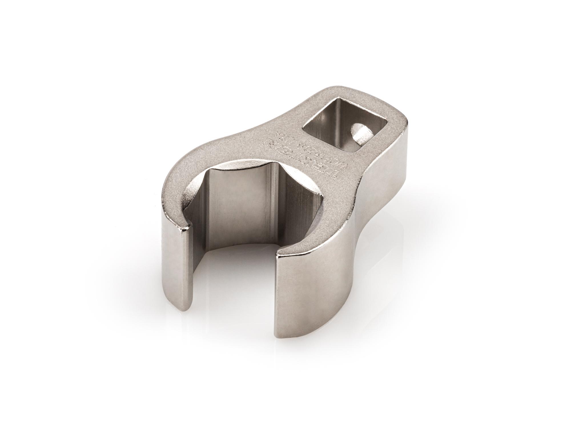 Front-right angle view of Tekton crowfoot wrench. Item #WCF16218