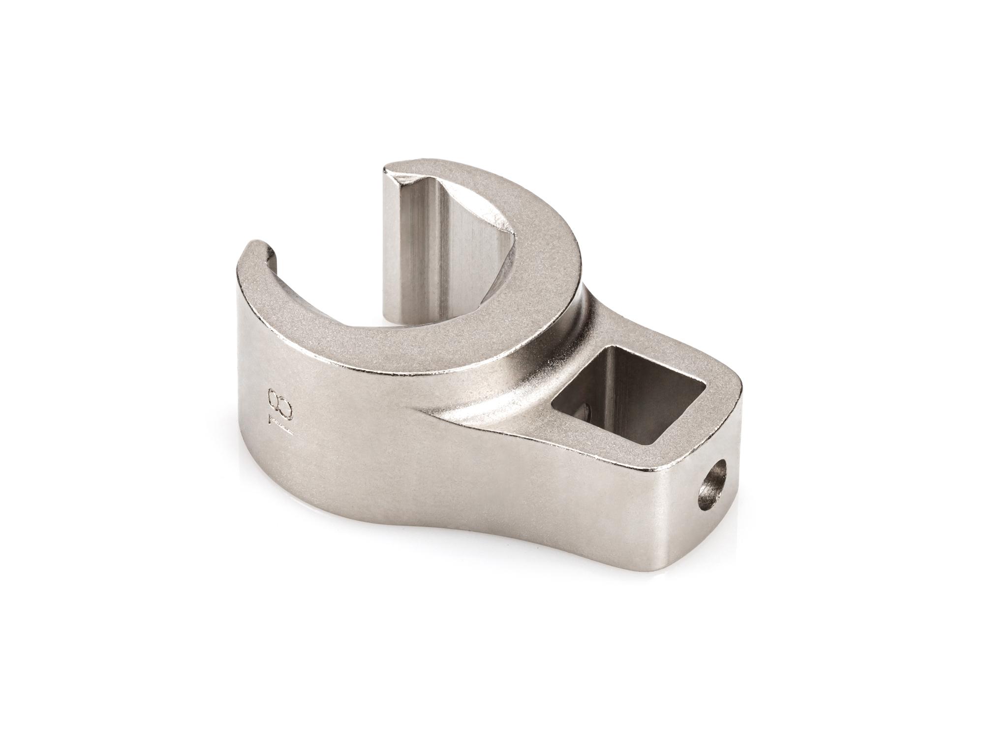 Back angle view of Tekton crowfoot wrench. Item #WCF16218