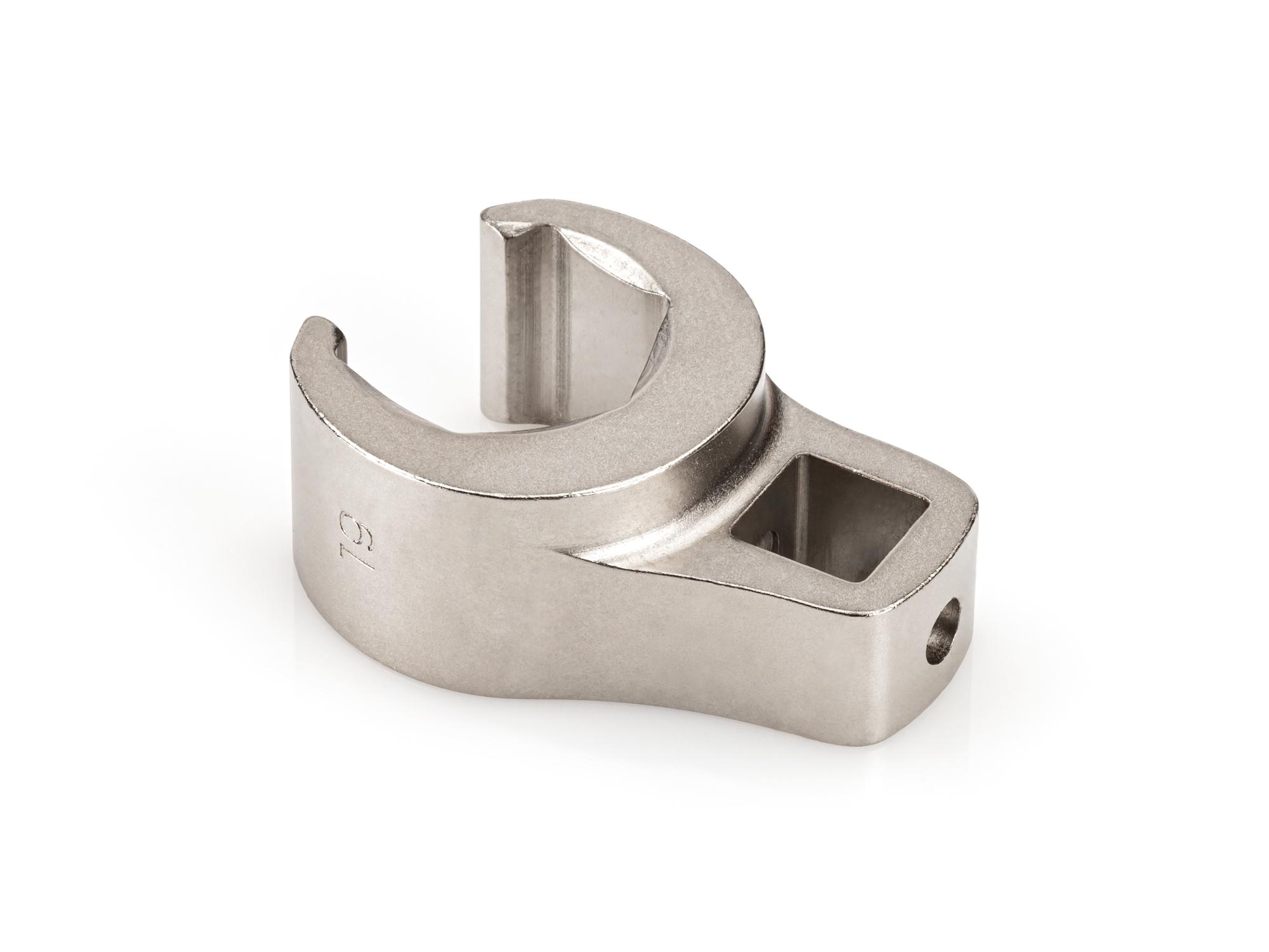 Back angle view of Tekton crowfoot wrench. Item #WCF16219