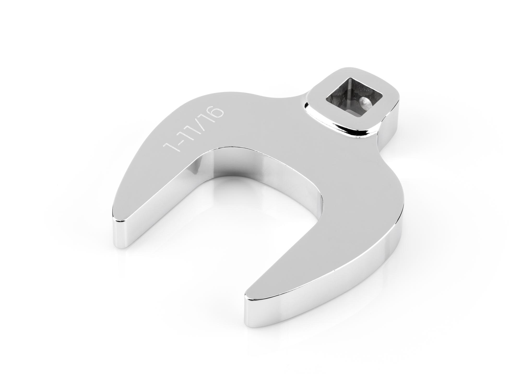 Front-right angle view of Tekton crowfoot wrench. Item #WCF23043