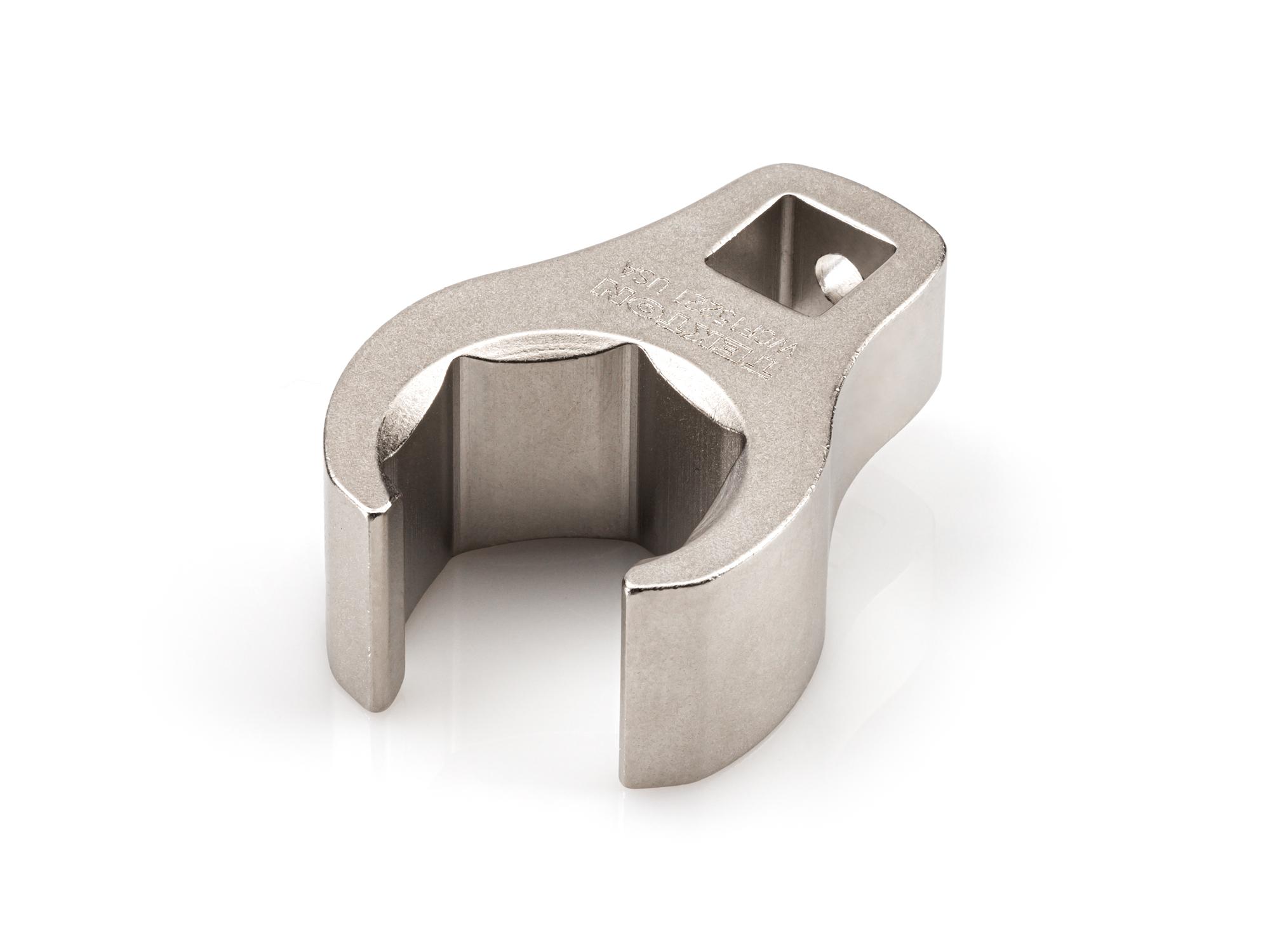 Front-right angle view of Tekton crowfoot wrench. Item #X163