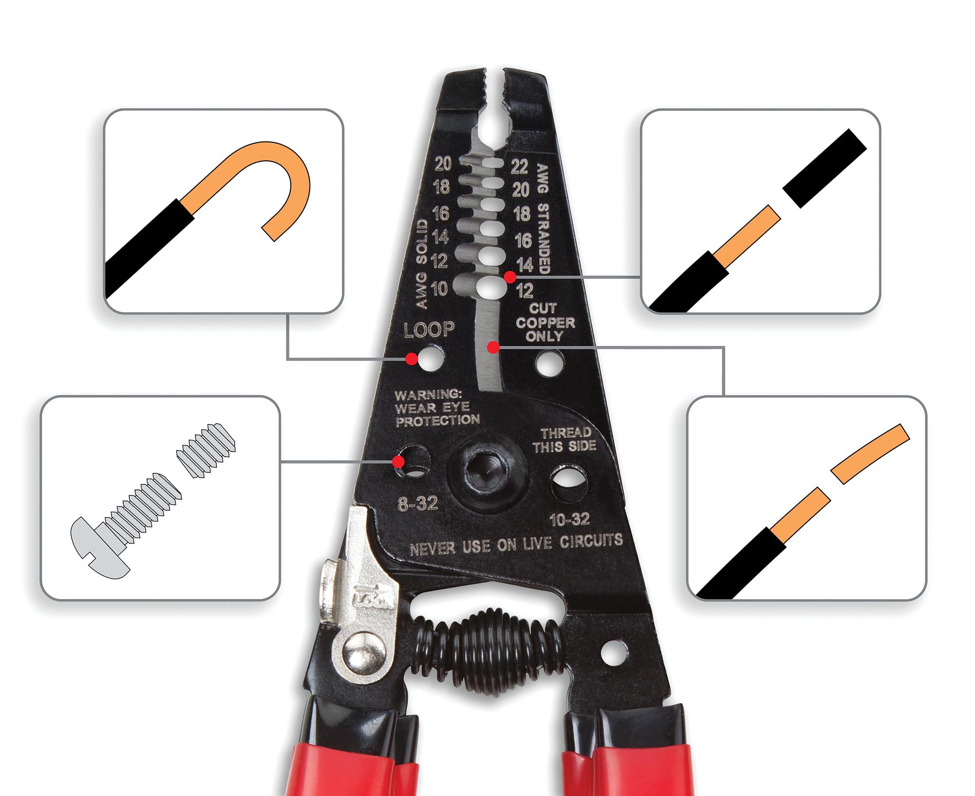 Closeup view of Tekton cutting pliers. Item #3797