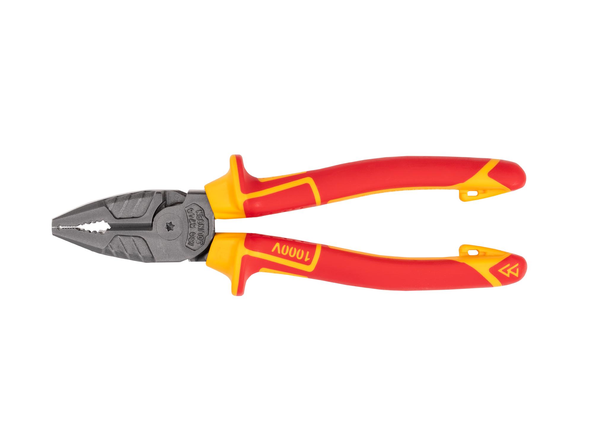 Back view of Tekton 7 inch cutting pliers. Item #PVG30007