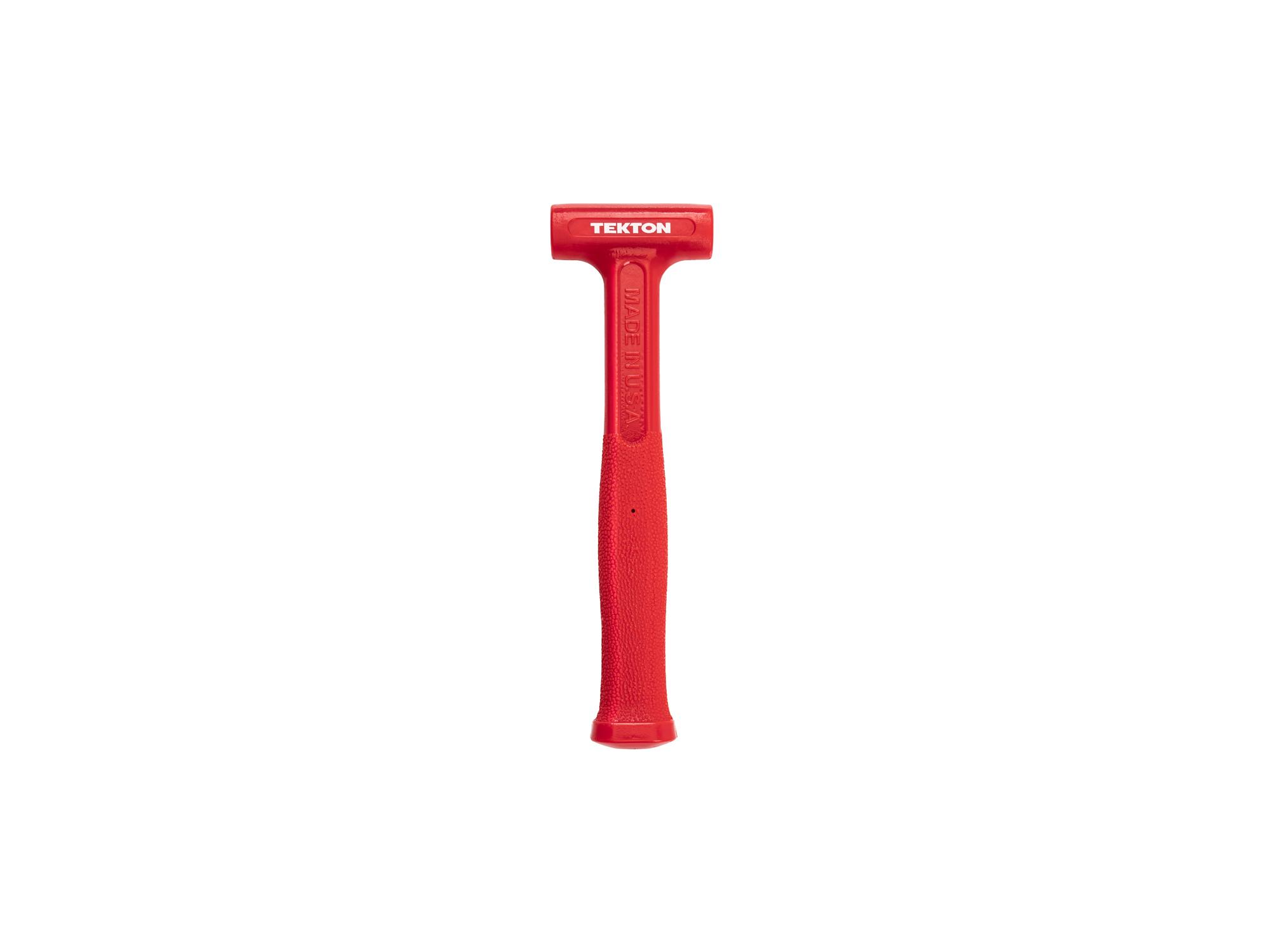 Front view of Tekton dead blow hammer. Item #HDB30008