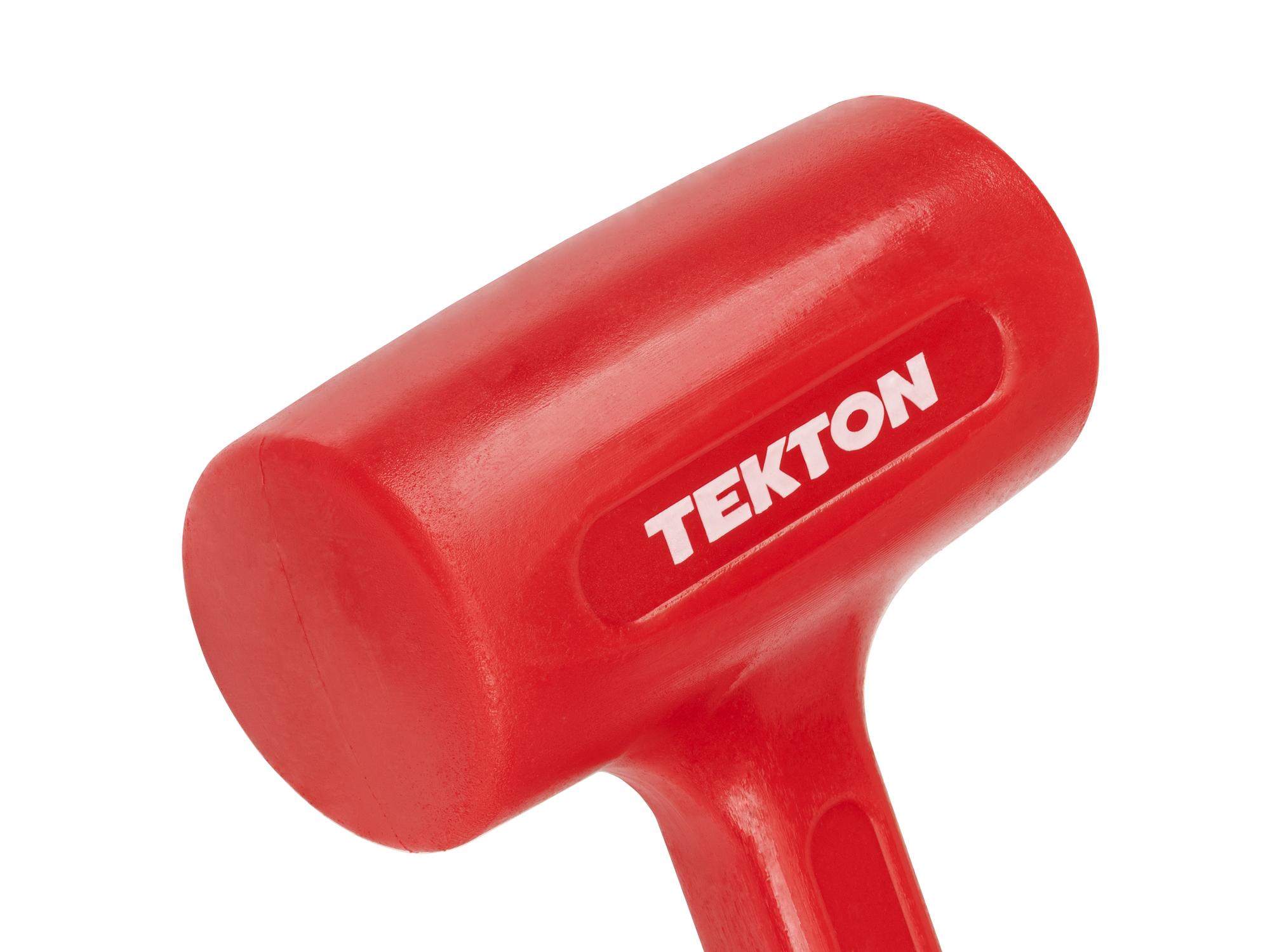 Closeup view of Tekton dead blow hammer. Item #HDB30026