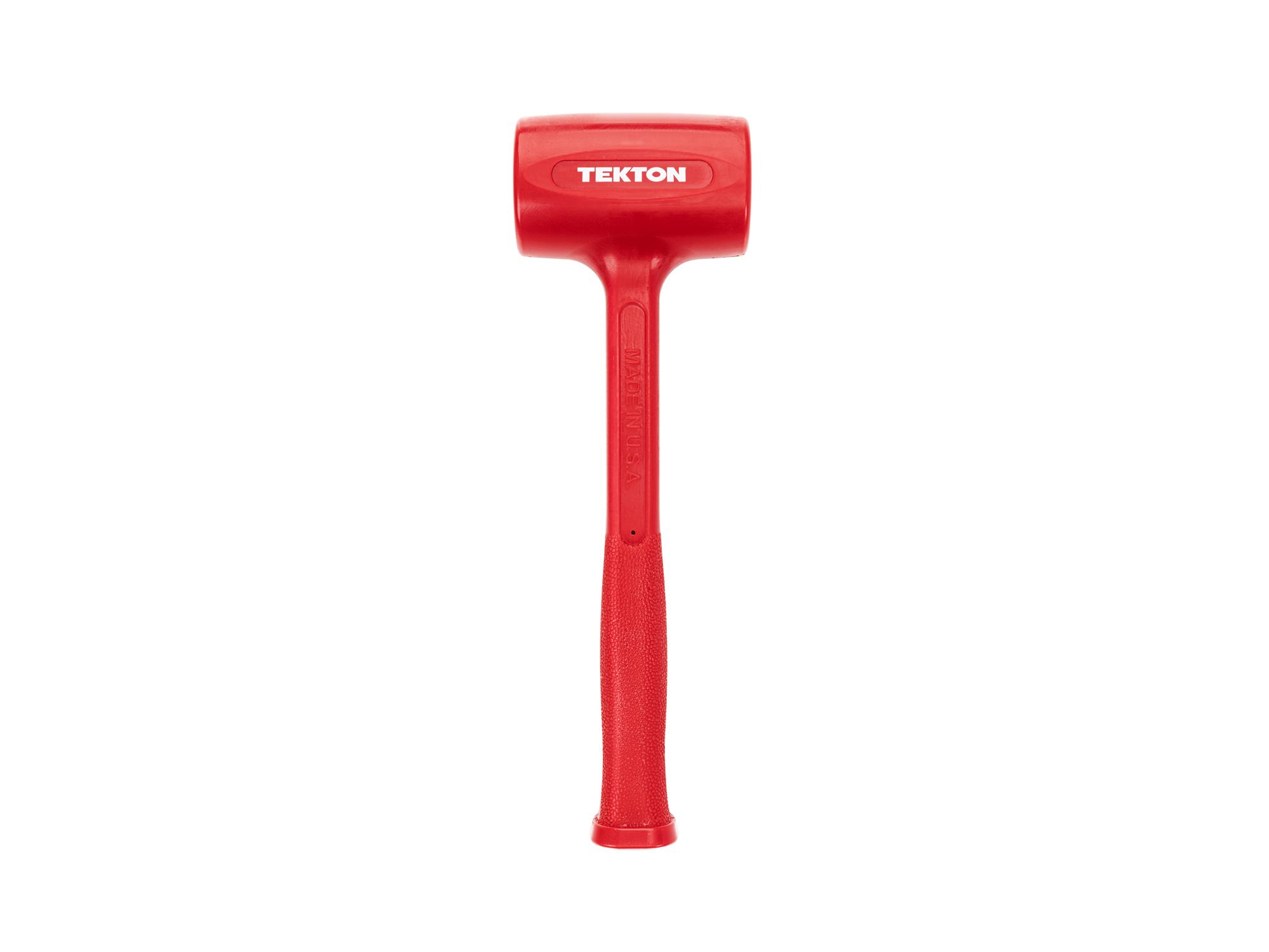 Front view of Tekton dead blow hammer. Item #HDB30039