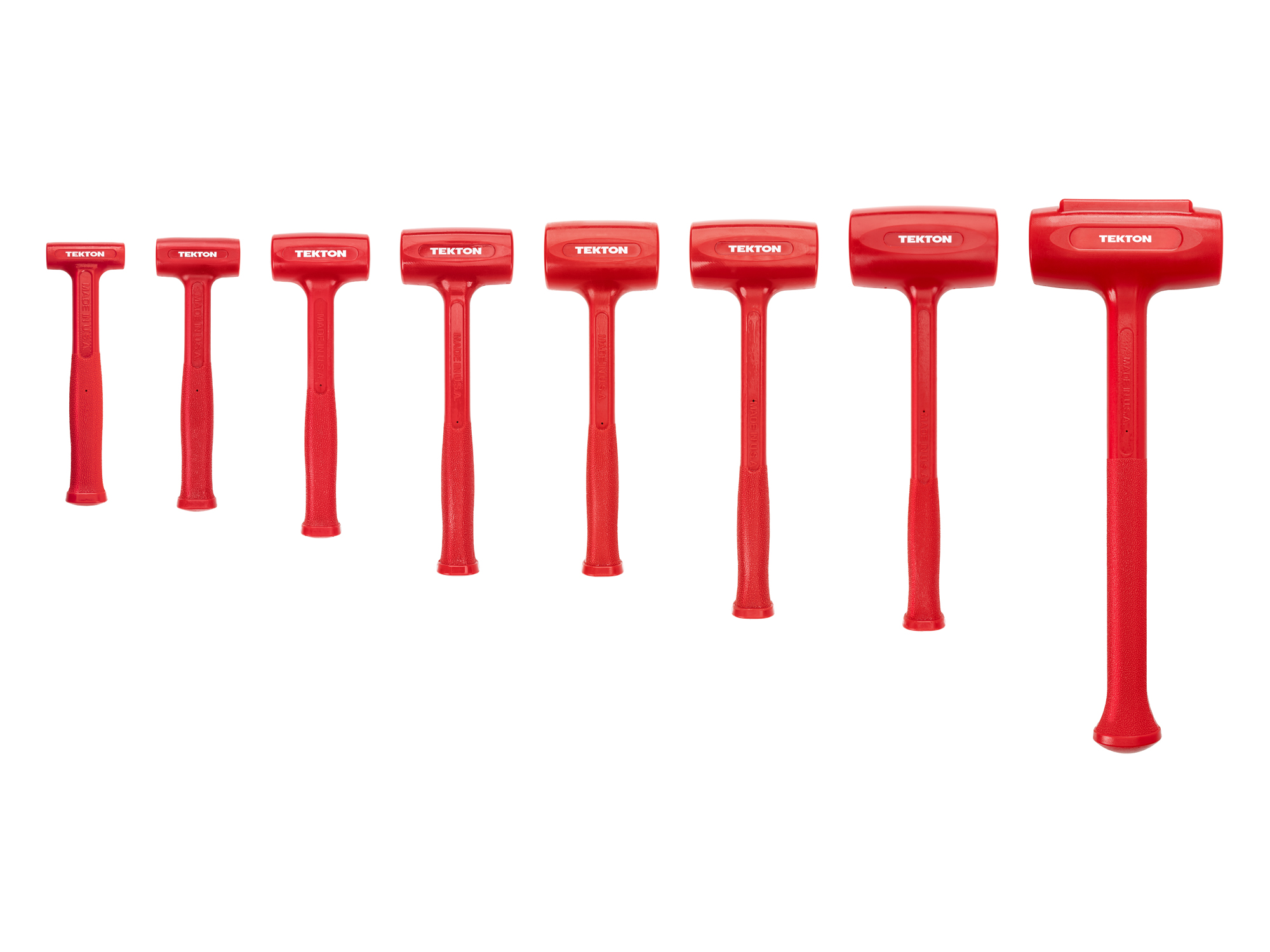TEKTON Dead Blow Hammer Set, 8-Piece (8, 13, 21, 26, 39, 45, 53, 88 oz.)