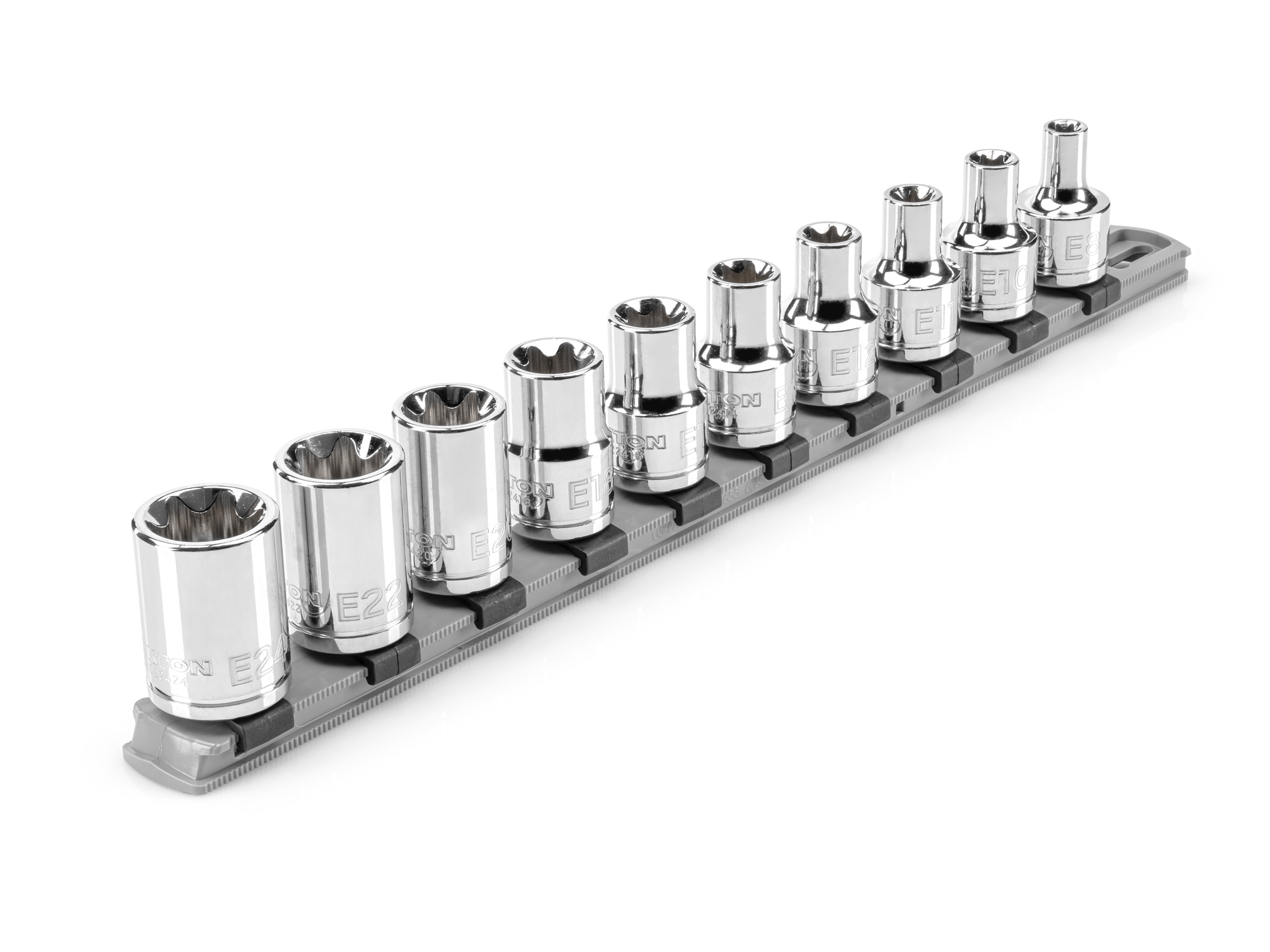 1 2 Inch Drive External Star Socket Set 10 Piece TEKTON SHD92117