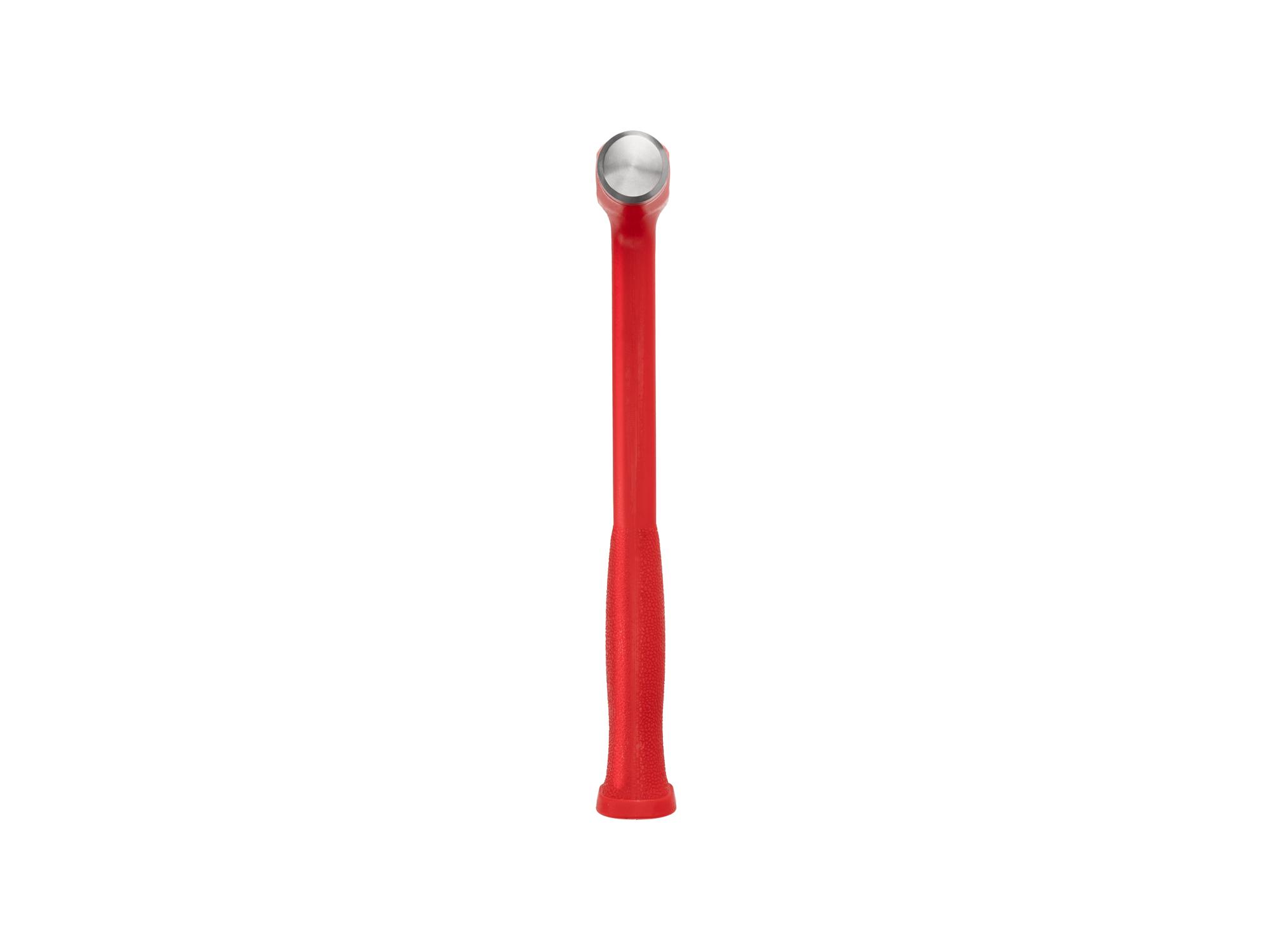 Side view of Tekton flat steel face hammer. Item #HDB40026