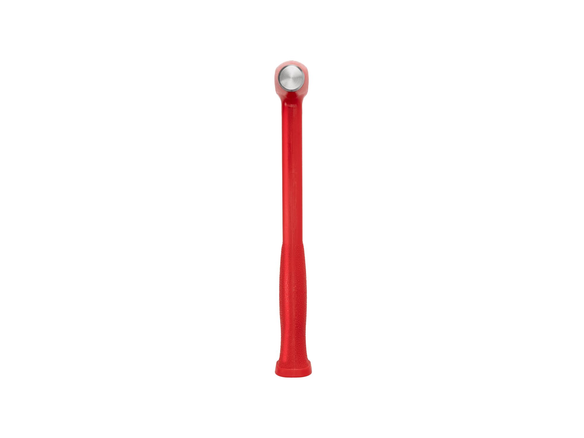Second side view of Tekton flat steel face hammer. Item #HDB40026