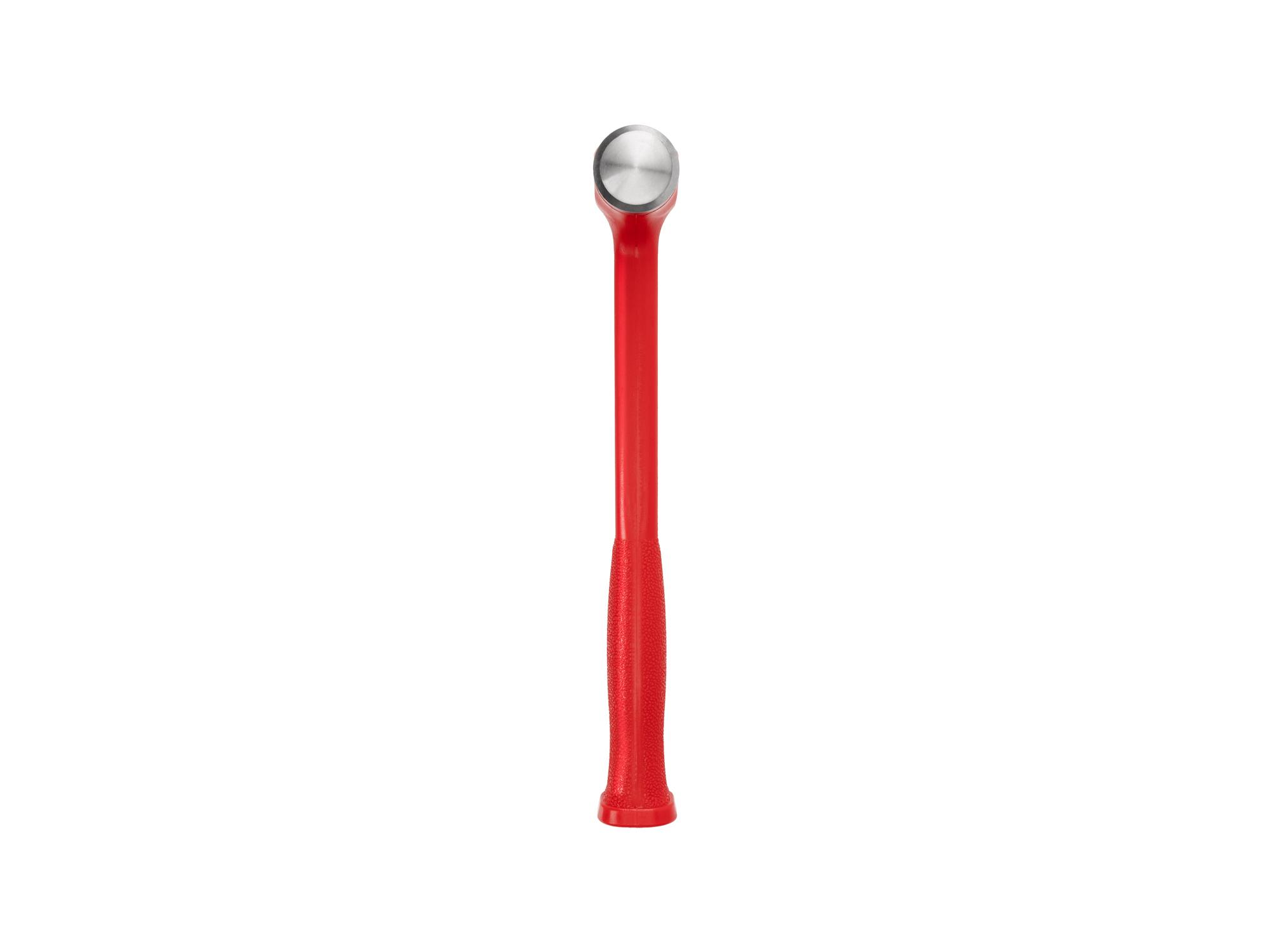 Side view of Tekton flat steel face hammer. Item #HDB40036
