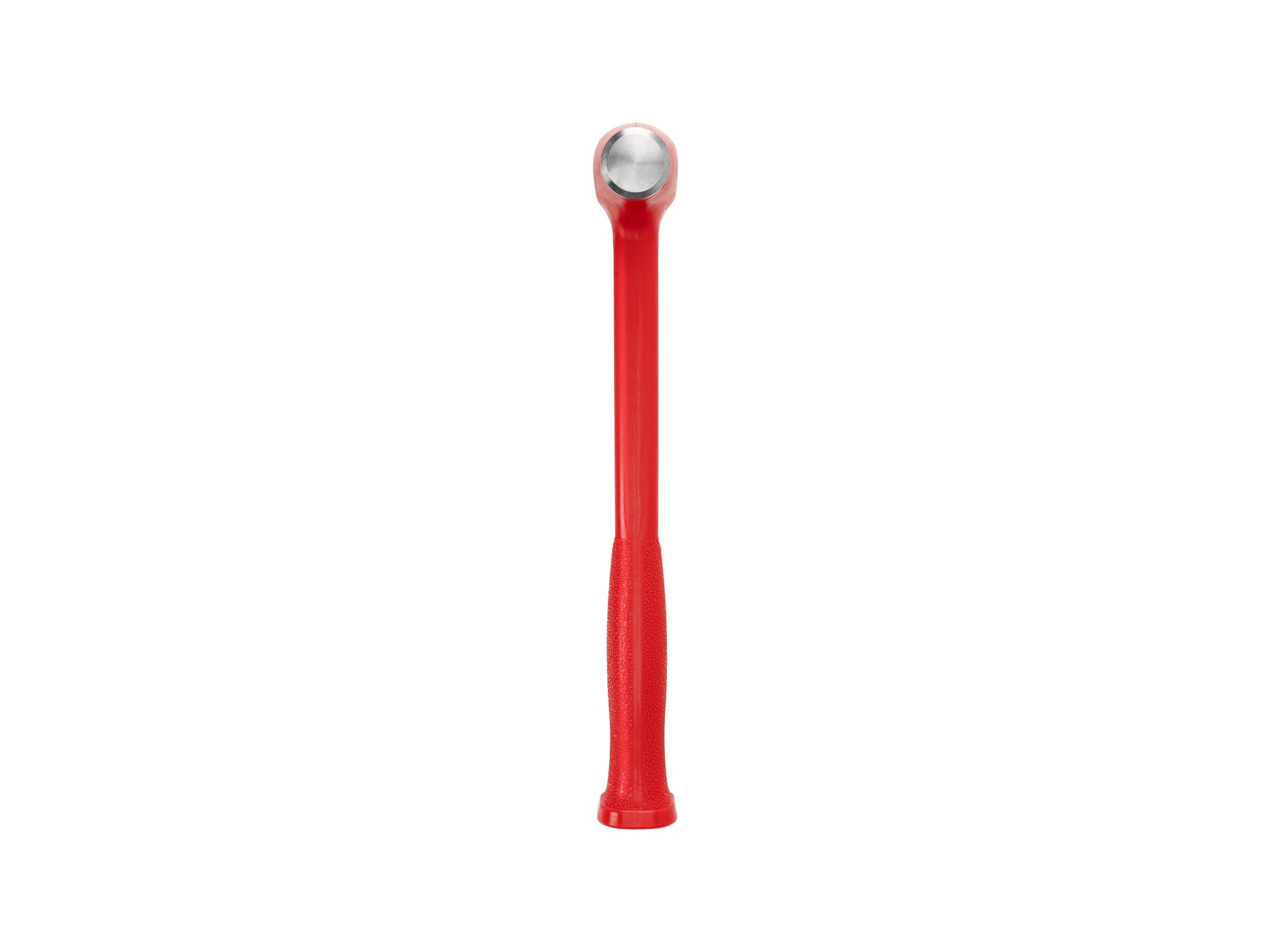 Second side view of Tekton flat steel face hammer. Item #HDB40036