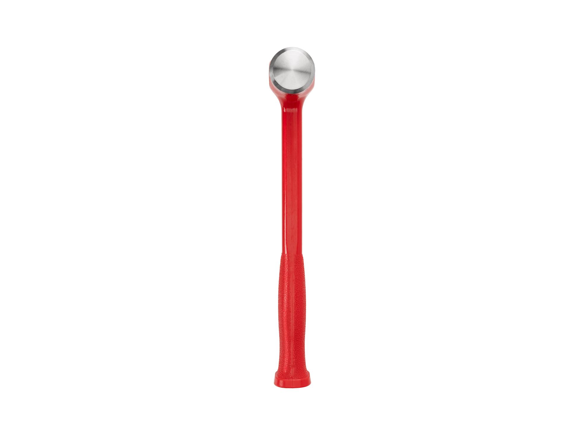 Side view of Tekton flat steel face hammer. Item #HDB40047