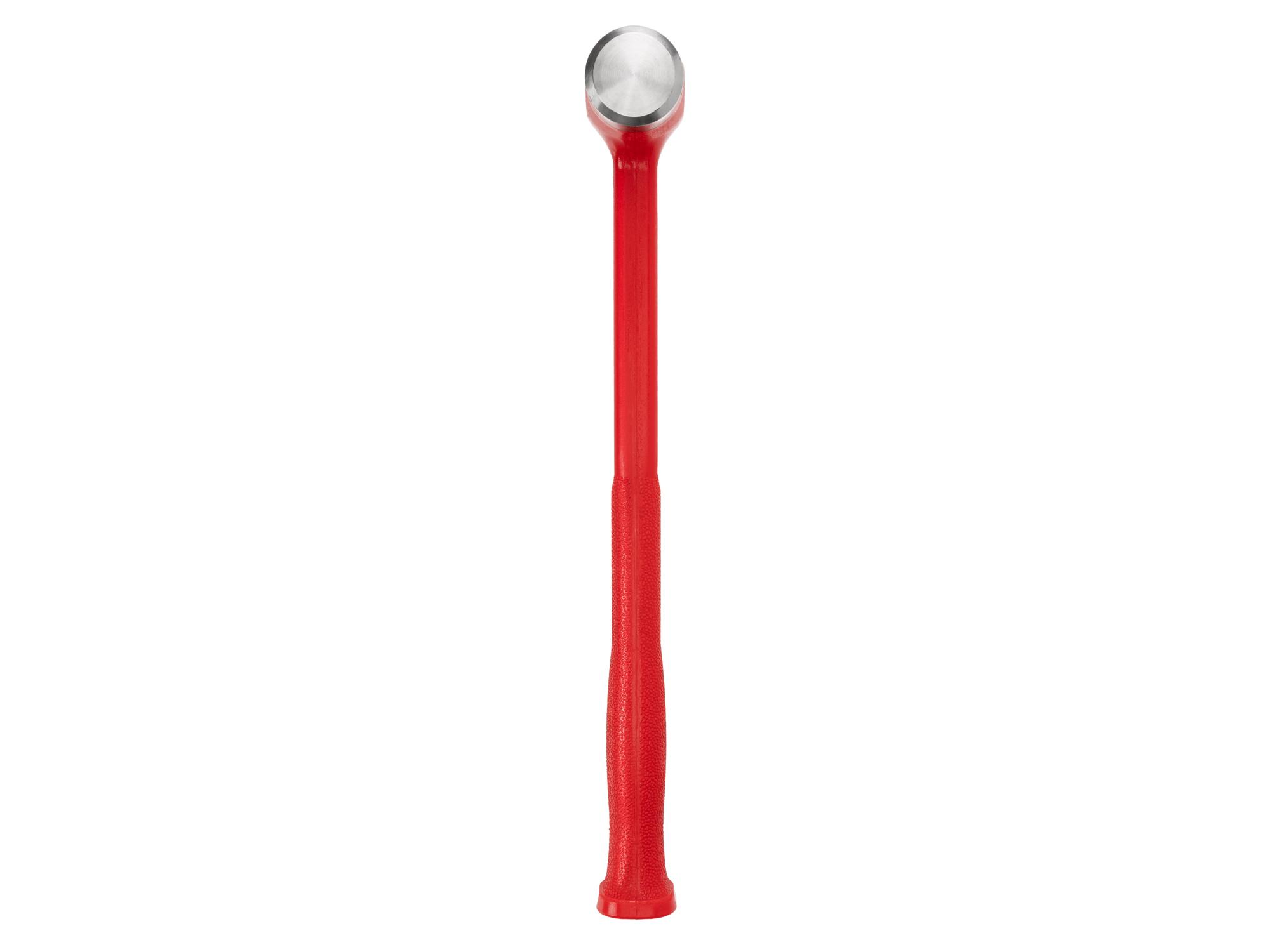 Side view of Tekton flat steel face hammer. Item #HDB40050