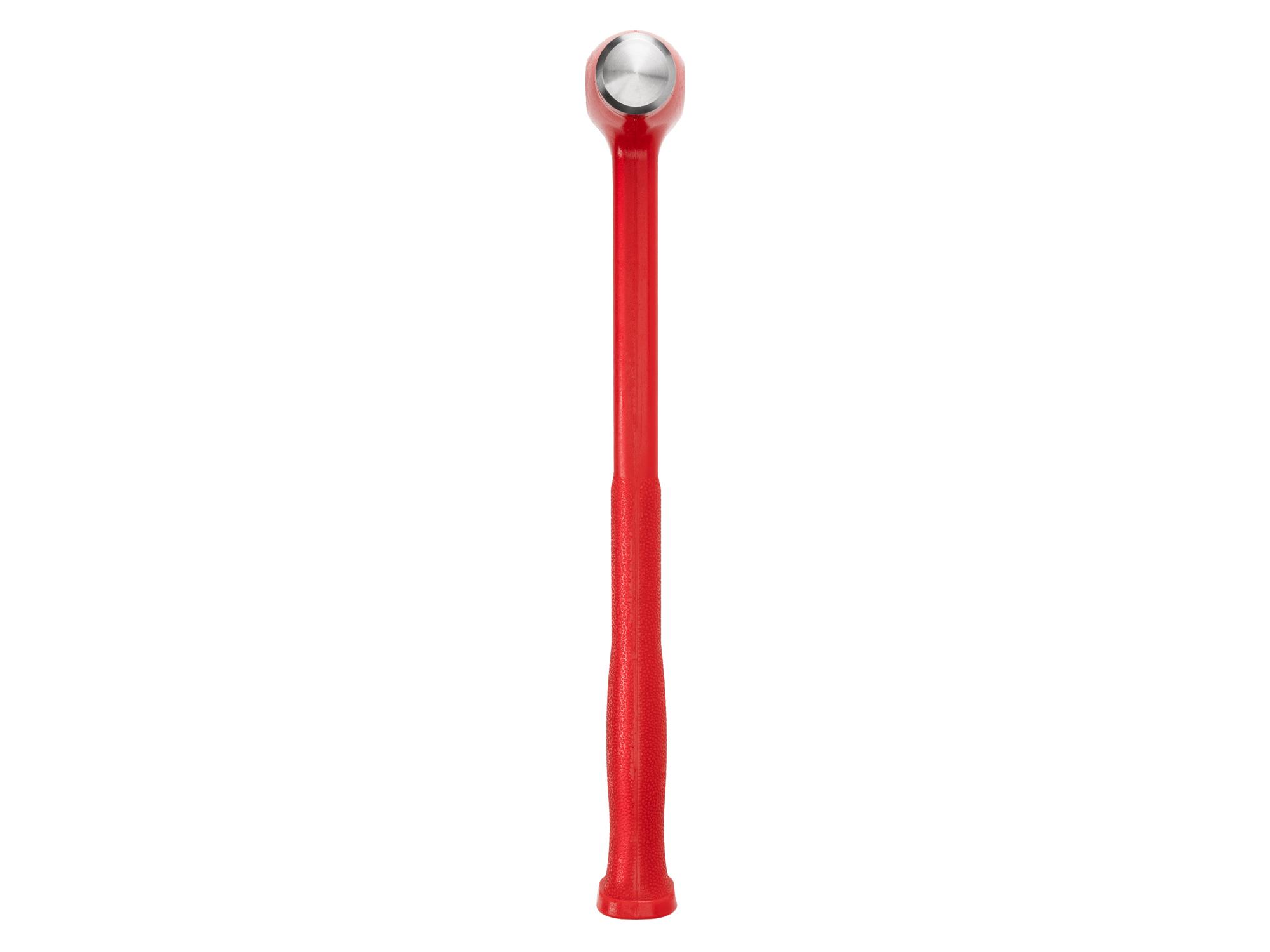 Second side view of Tekton flat steel face hammer. Item #HDB40050