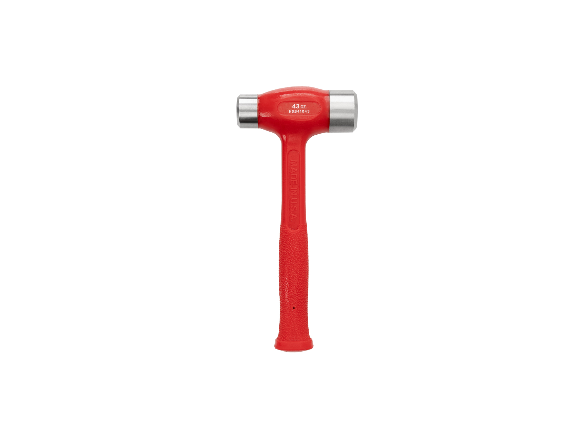 43 oz. Short Handle Flat Steel Face Dead Blow Hammer | TEKTON