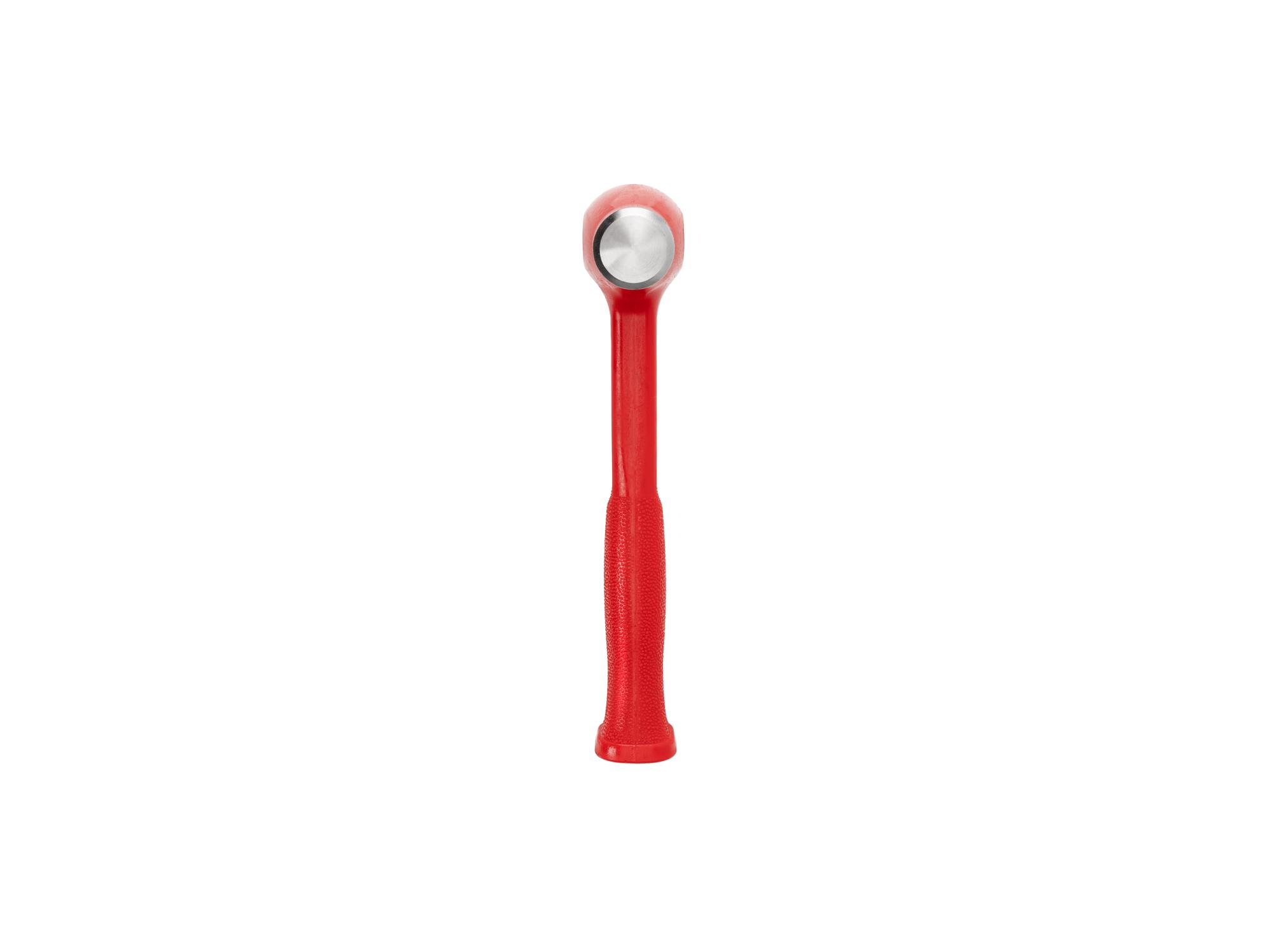 Second side view of Tekton flat steel face hammer. Item #HDB41043