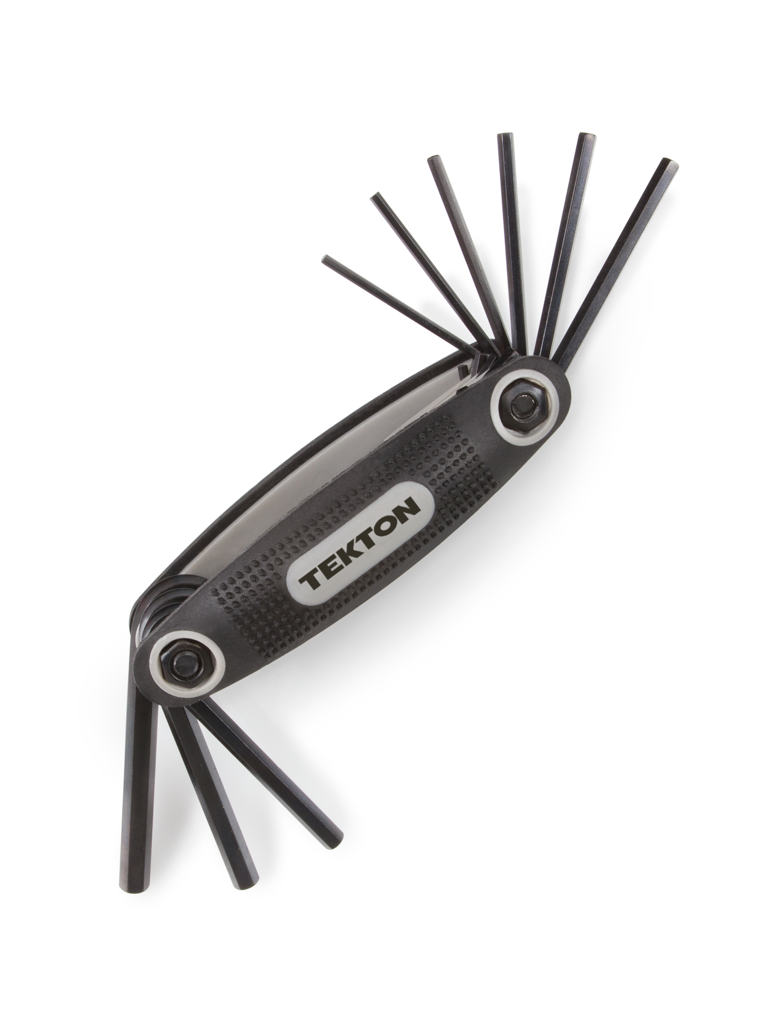 Front-right angle view of  Tekton folding key set. Item #25132