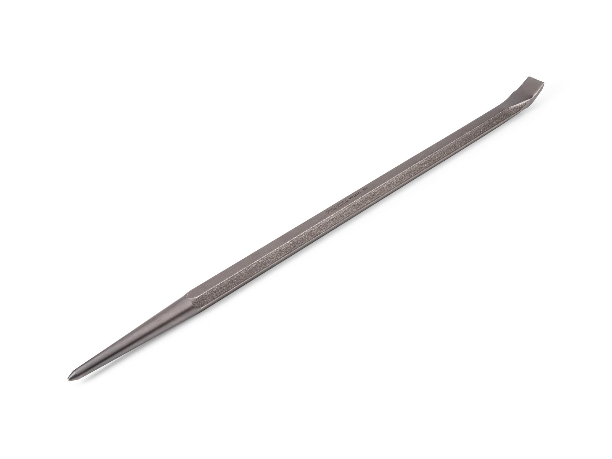 Back angle view of Tekton 24 inch full-size pry bar. Item #LHX37124