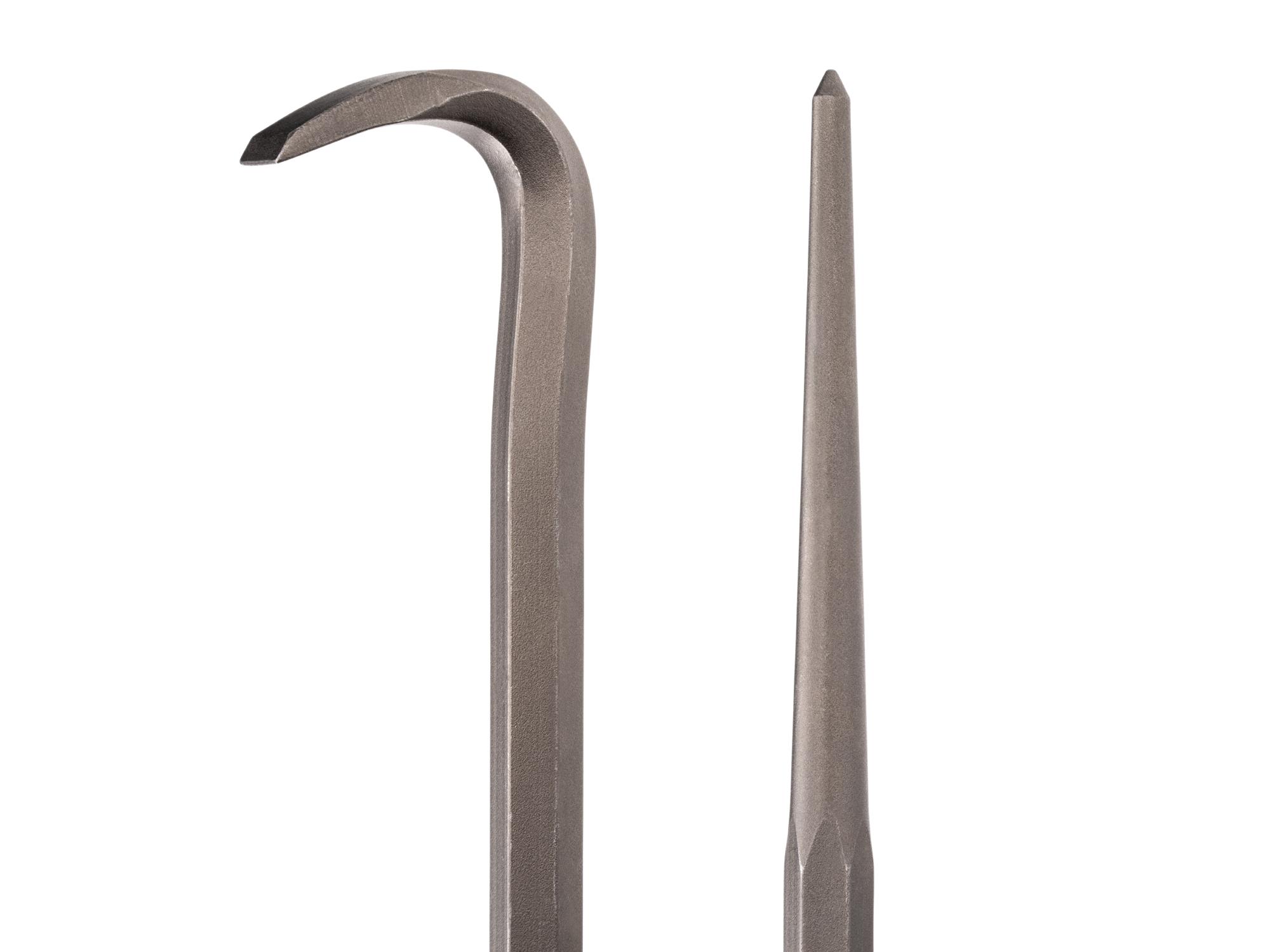Closeup view of Tekton 15 inch full-size pry bar. Item #LHX38115
